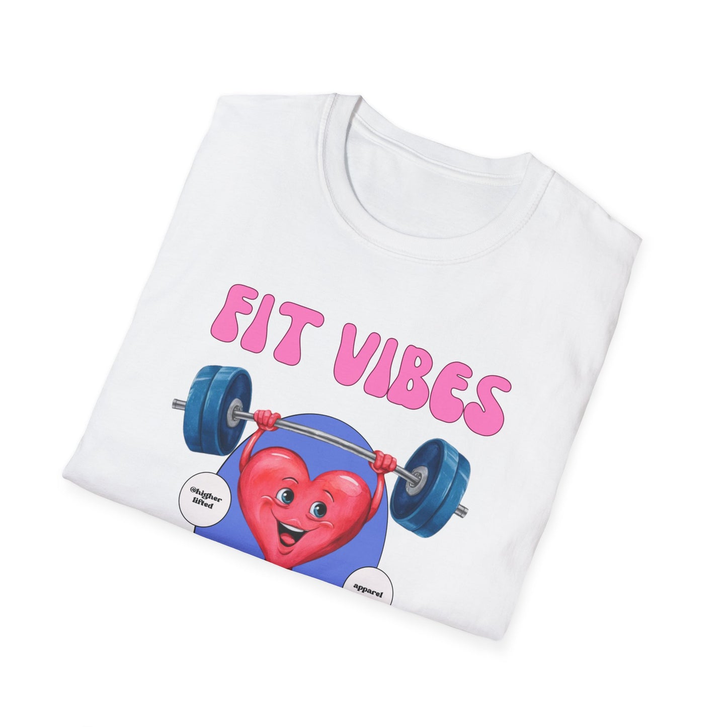 Fit Heart Vibes Only Gym T-Shirt