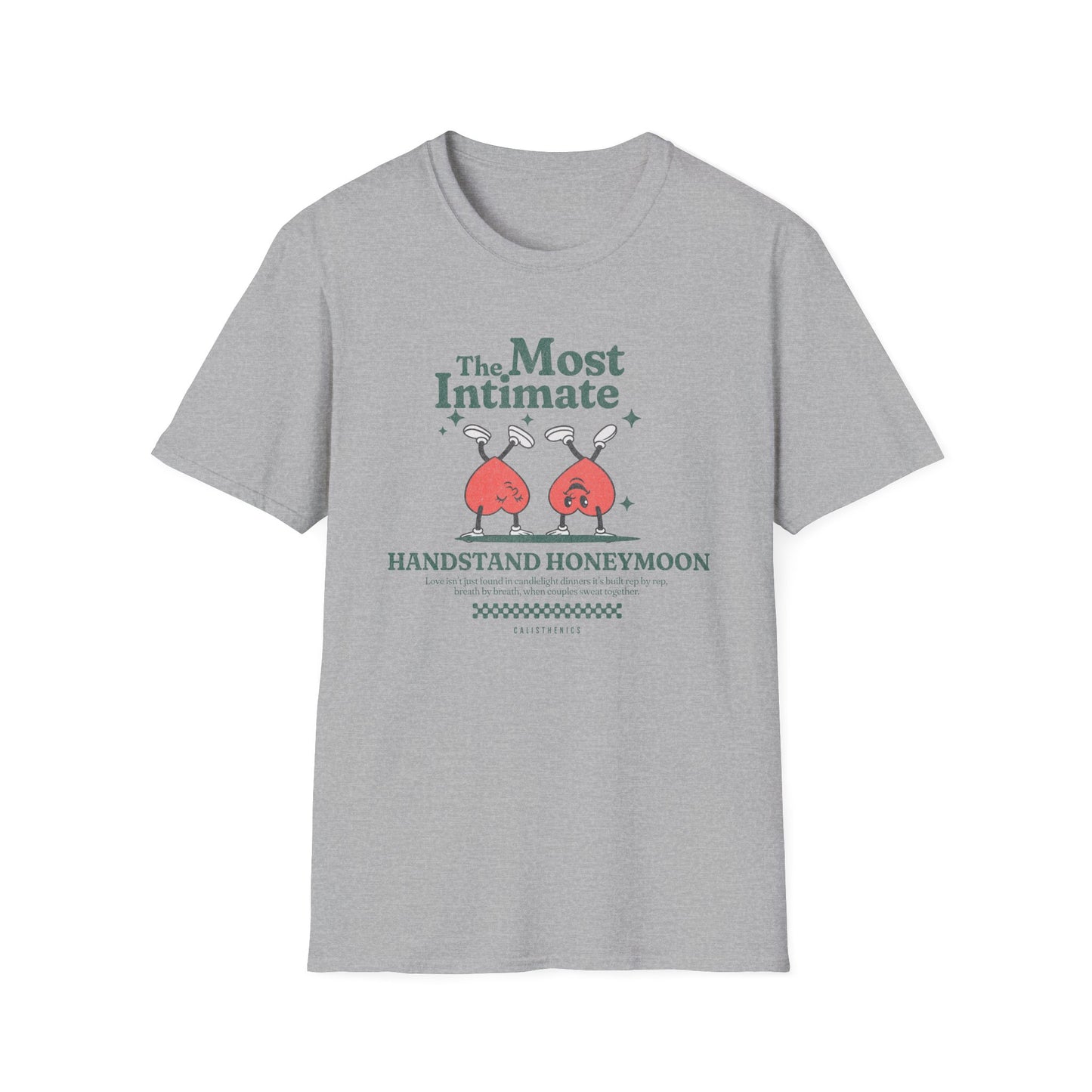 Couples Fitness T-Shirt - Calisthenics Handstand Honeymoon