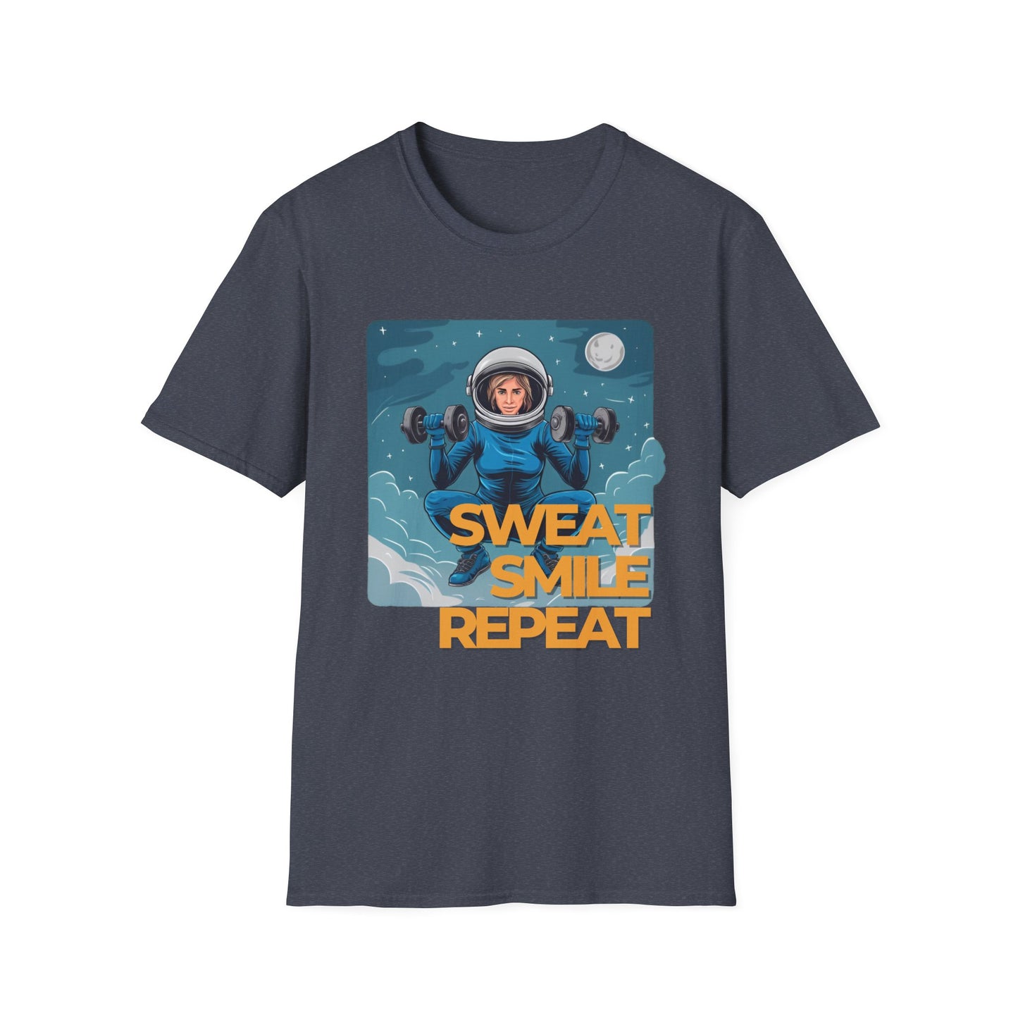 Sweat Smile Repeat Gym T-Shirt