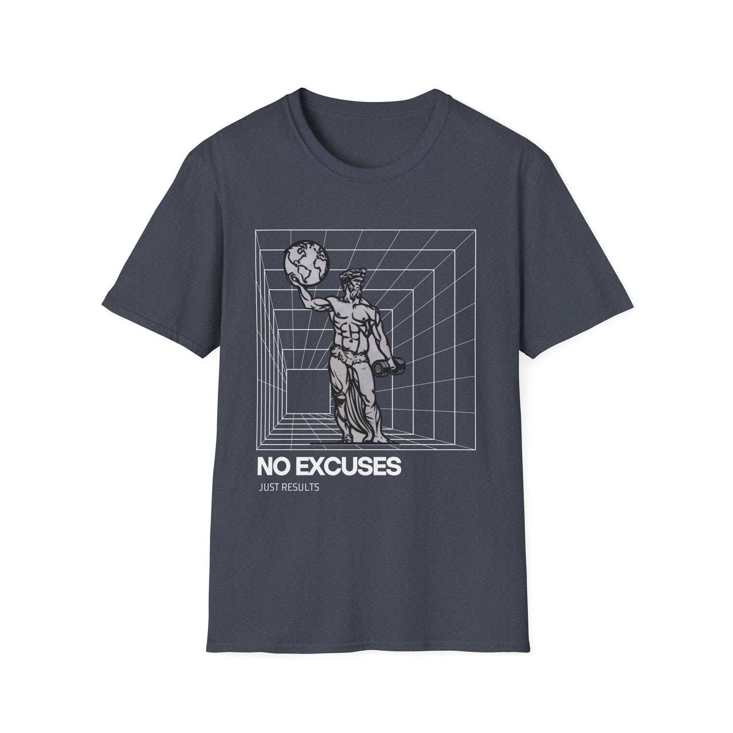 No Excuses Just Results Gym T-shirt