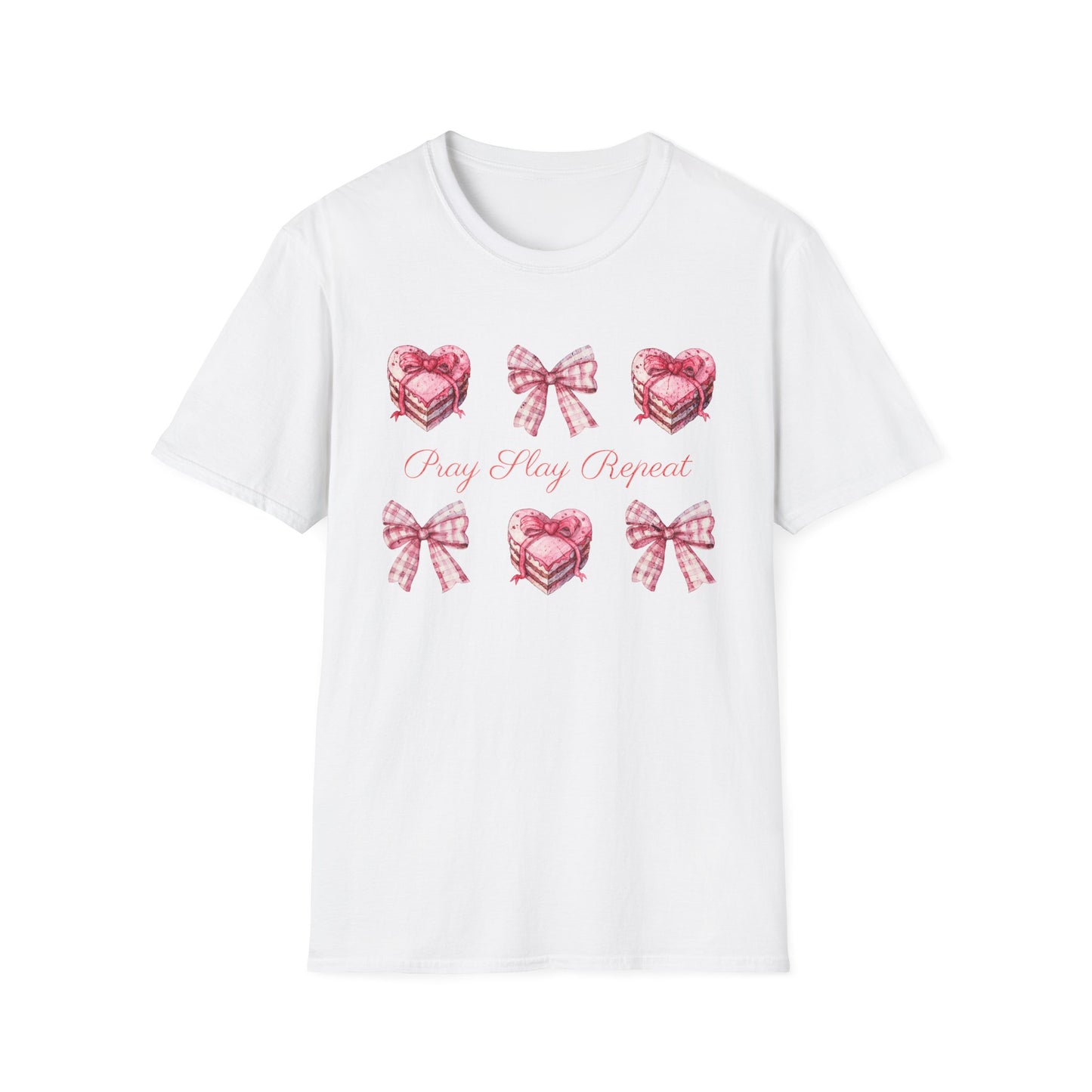 Pray Slay Repeat Faith-Based Fitness T-Shirt