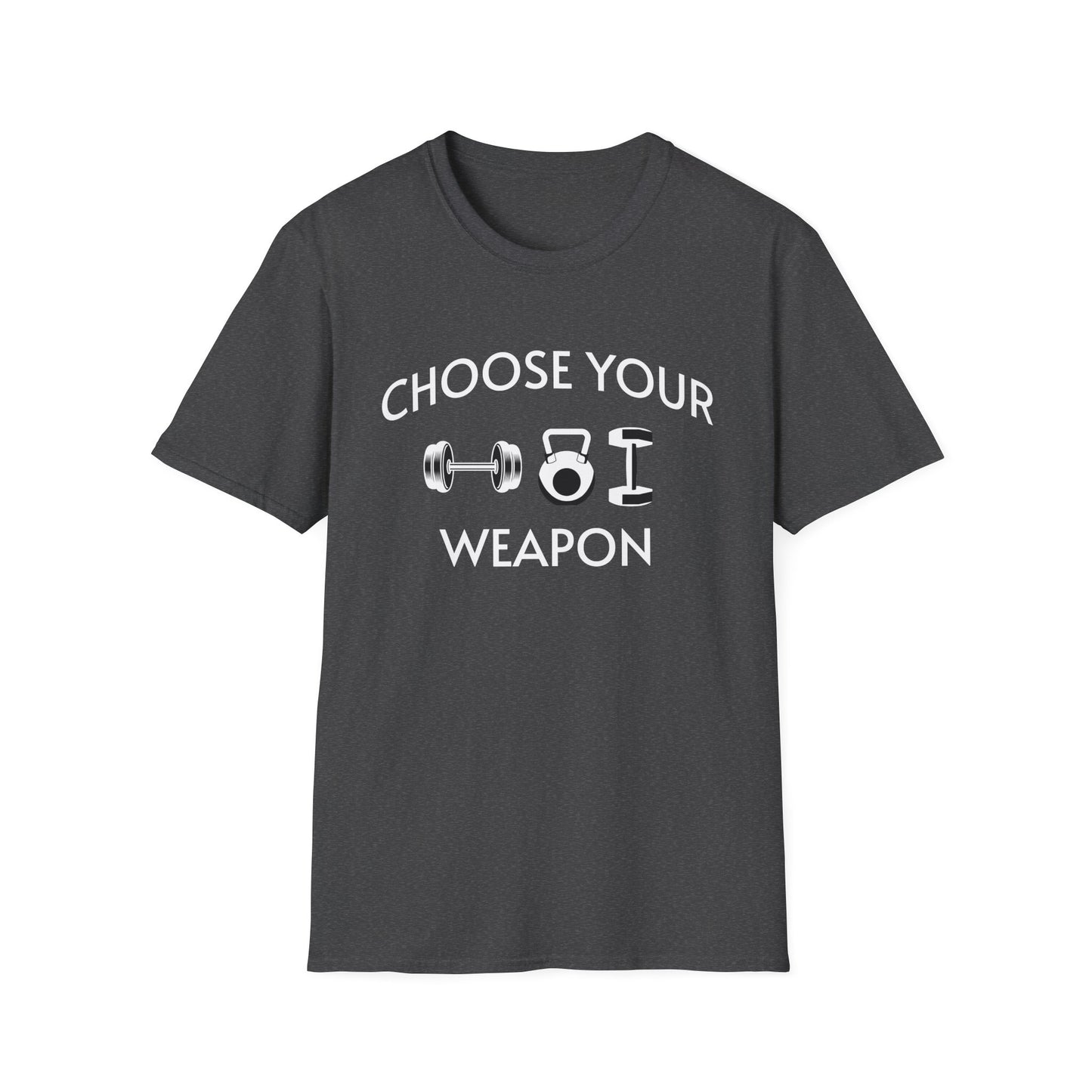 Choose Your Weapon - Fit-Over-40 Fitness T-Shirt