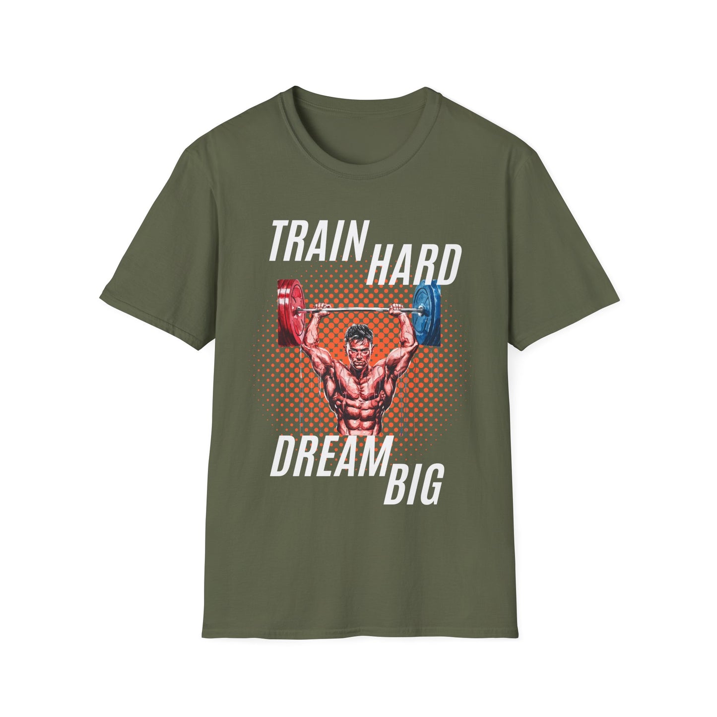Train Hard Dream Big Gym T-shirt