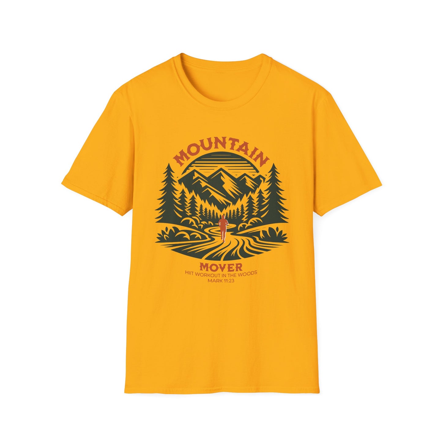 Faith-Based Outdoors T-Shirt - Mountain Mover Design
