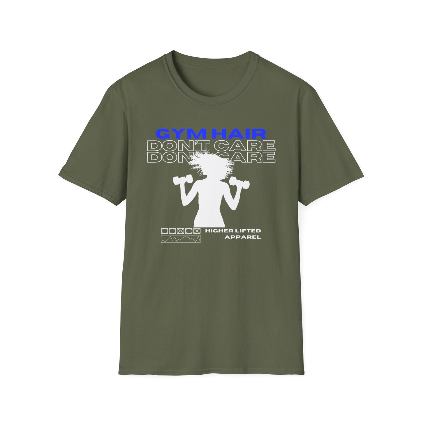 Gym Hair Don't Care Gym T-Shirt