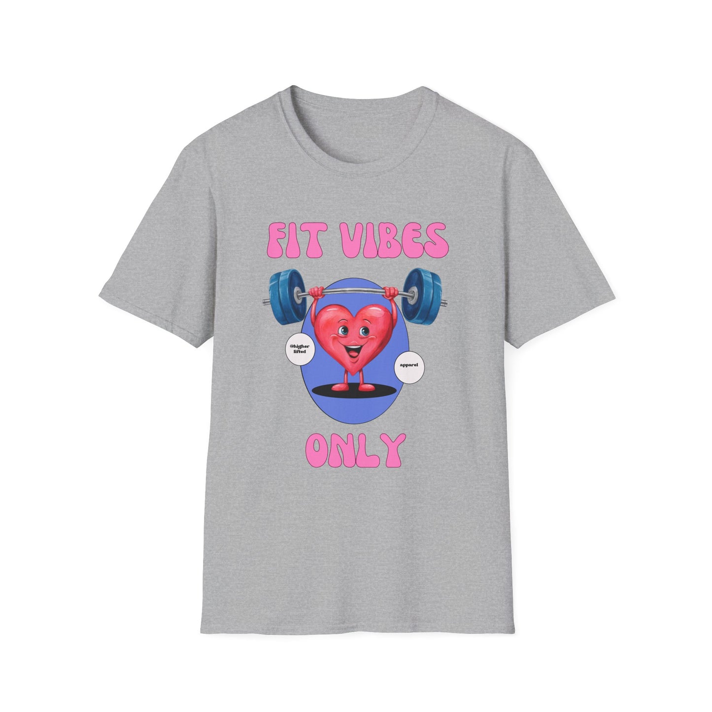 Fit Heart Vibes Only Gym T-Shirt