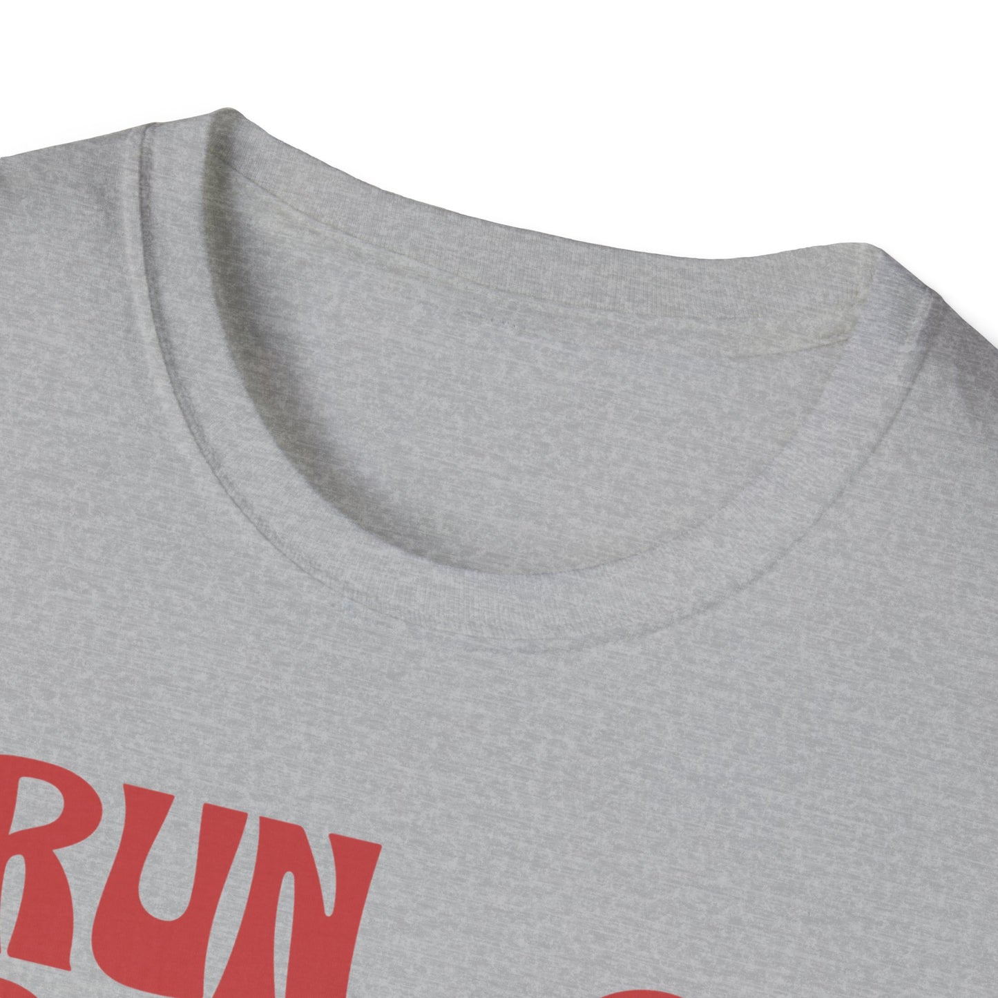 Fitness Couples Softstyle T-Shirt - Fit-over 40 Run Race Together Design