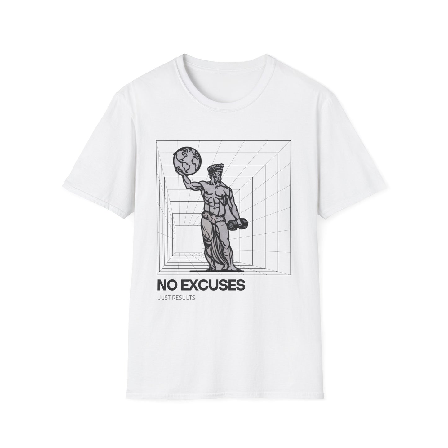 No Excuses Just Results Gym T-shirt