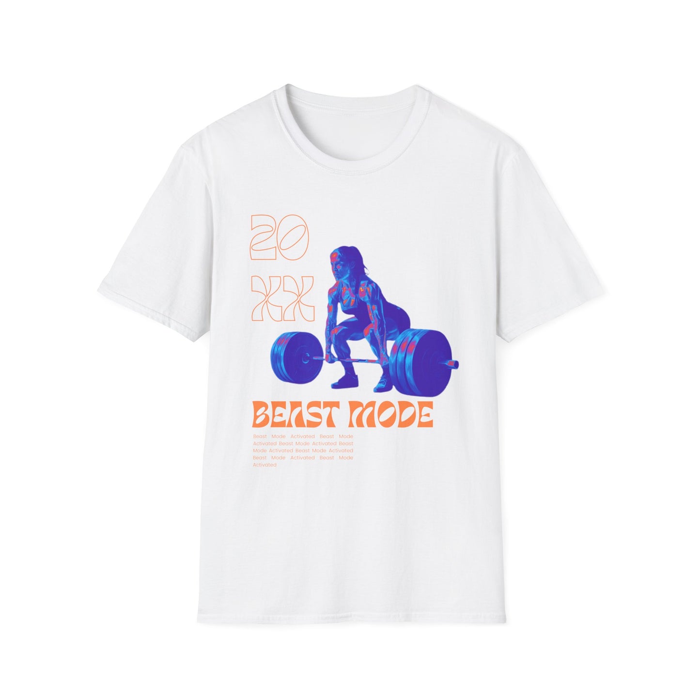 20XX Beast Mode Lady Gym T-Shirt