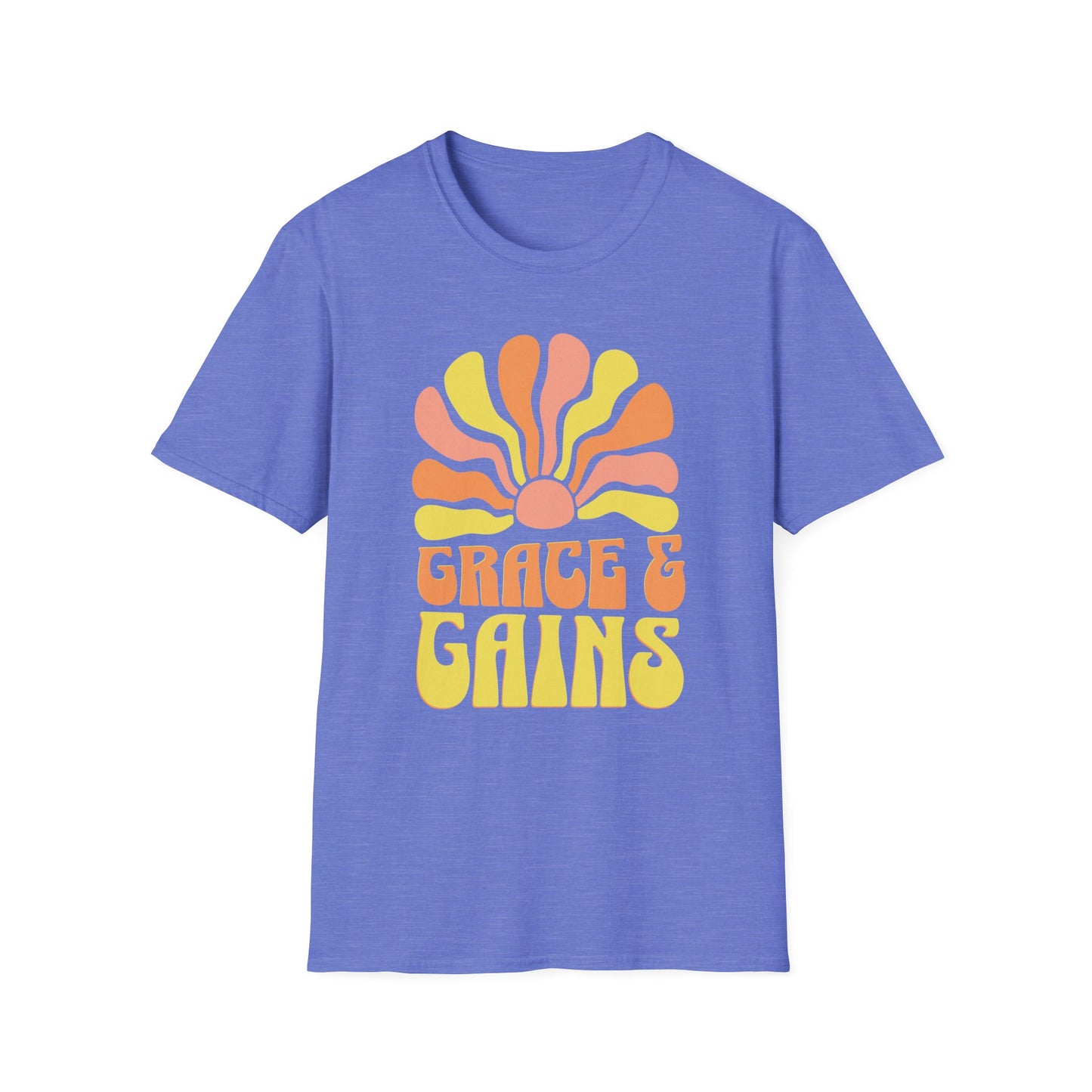 Grace & Gains Faith-Based Fitness T-Shirt