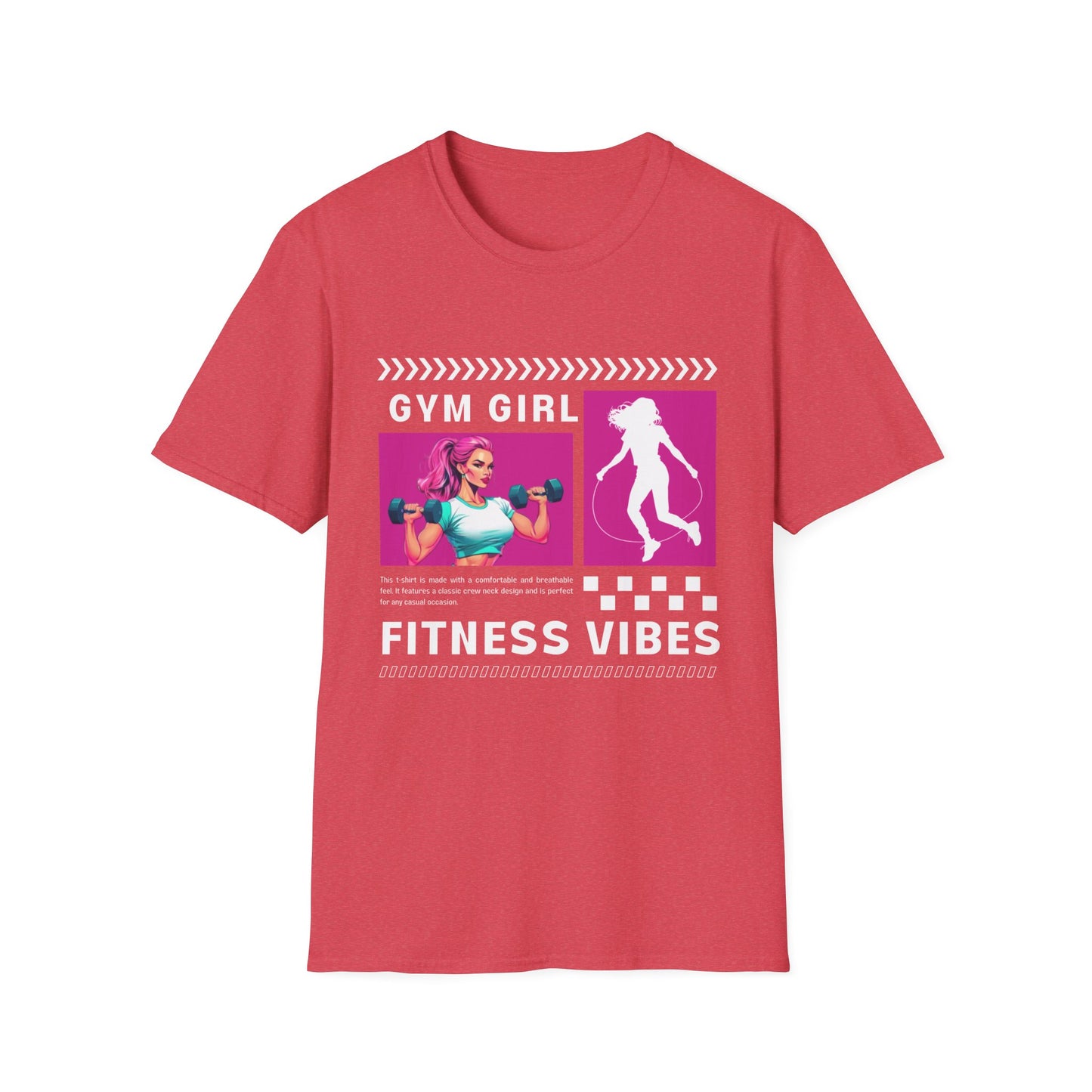 Gym Girl Fitness Vibes Gym T-shirt
