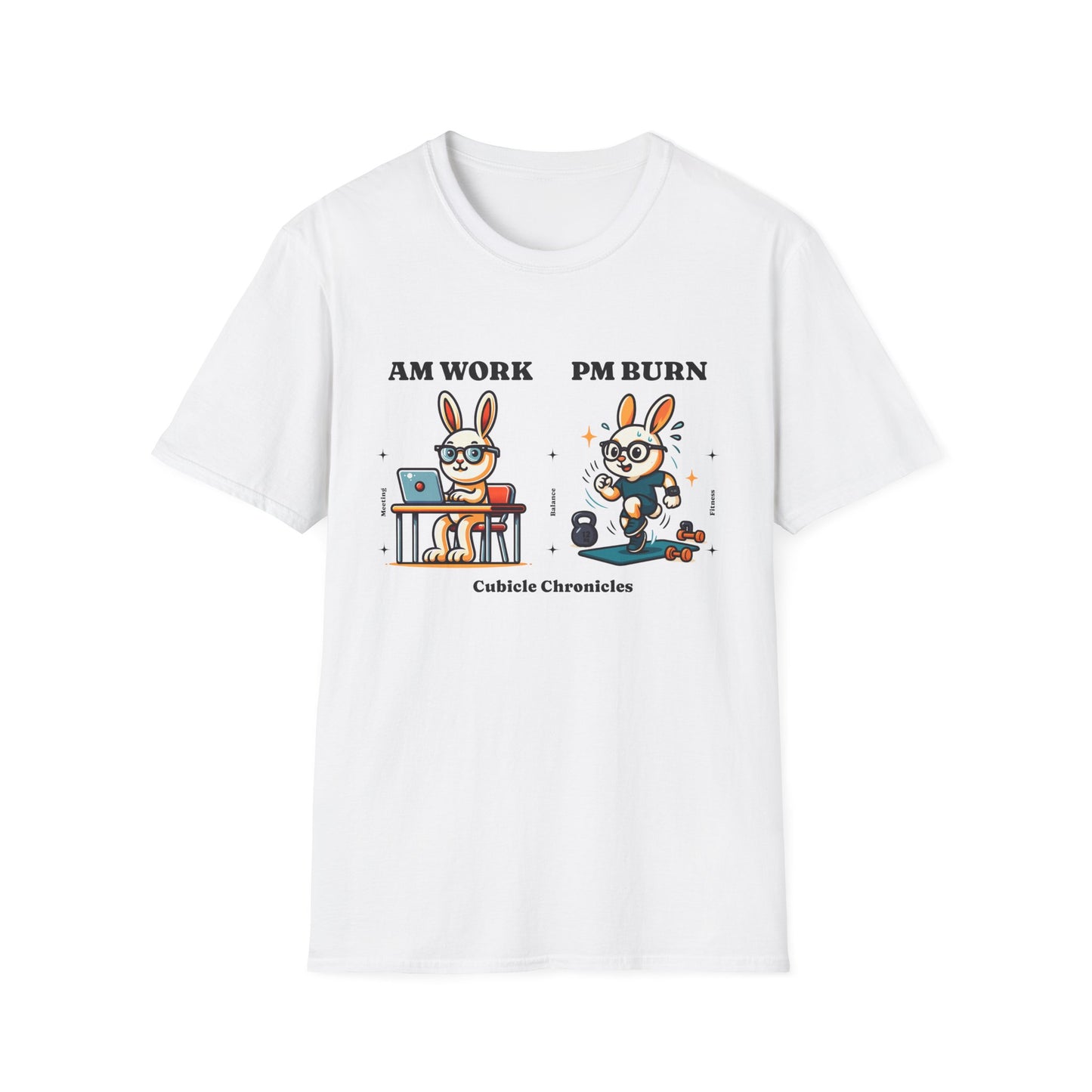 Corporate Fitness T-Shirt - HIIT AM Work PM Burn