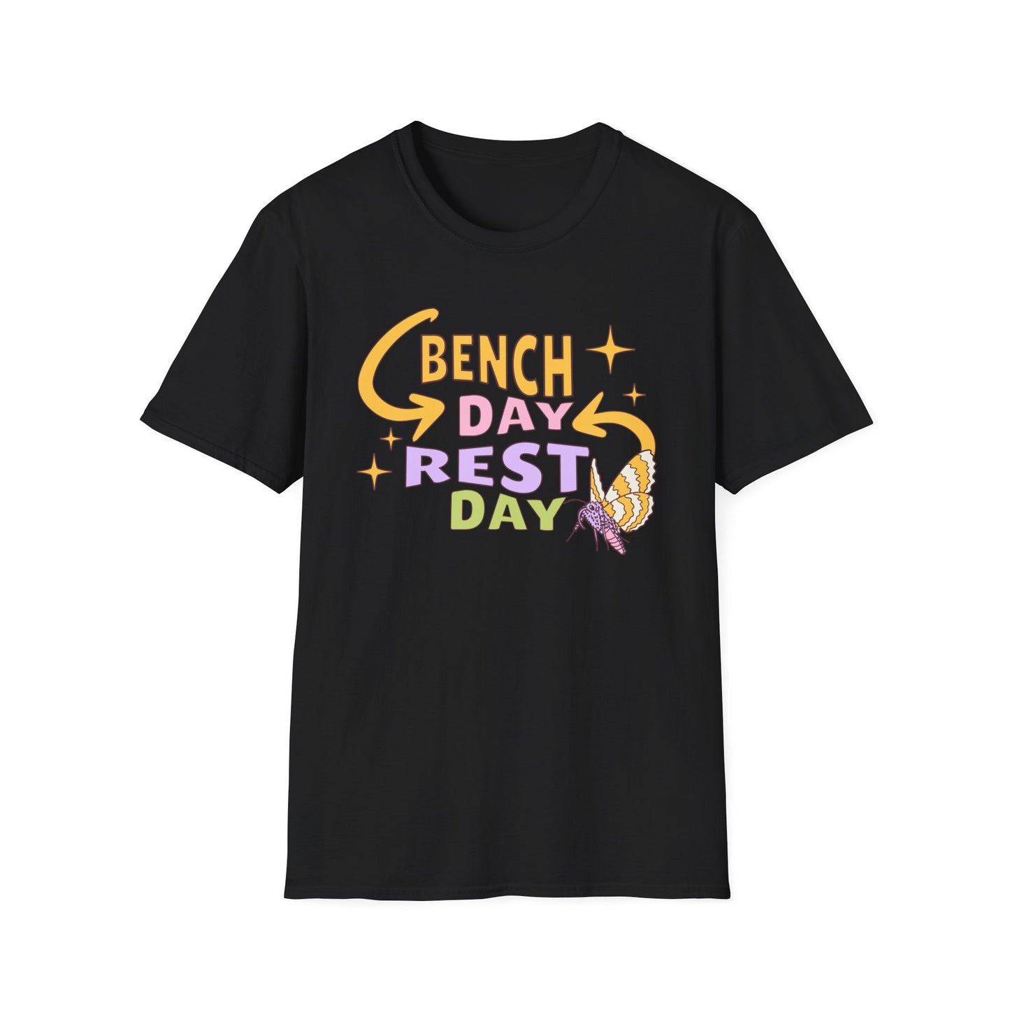 Powerlifting Bench Day Rest Day Genz Millenial Fitness T-Shirt