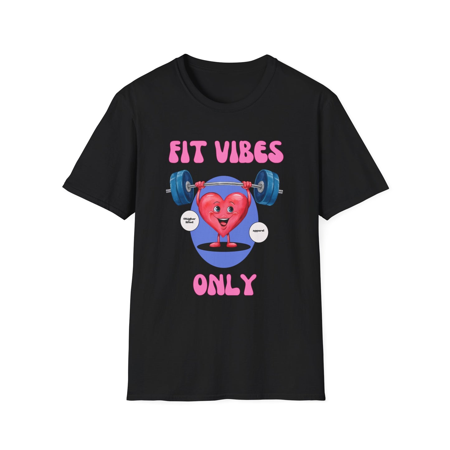 Fit Heart Vibes Only Gym T-Shirt