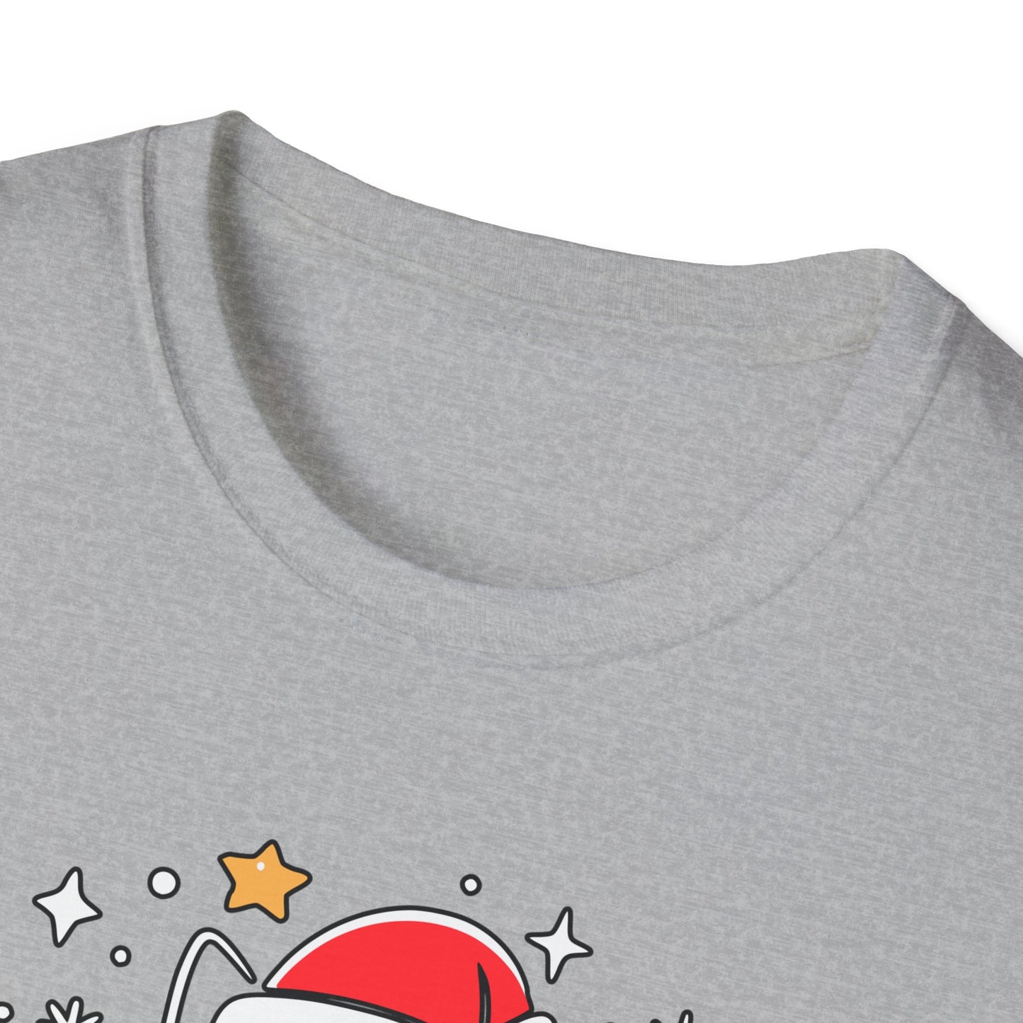 Christmas Cat Fitness T-shirt