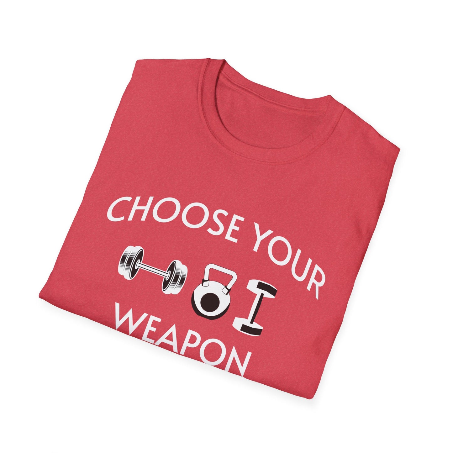 Choose Your Weapon - Fit-Over-40 Fitness T-Shirt