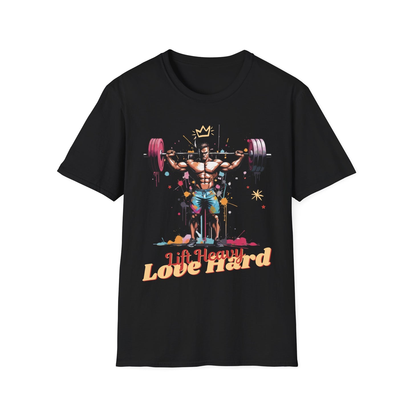 Lift Heavy Love Hard Gym T-shirt