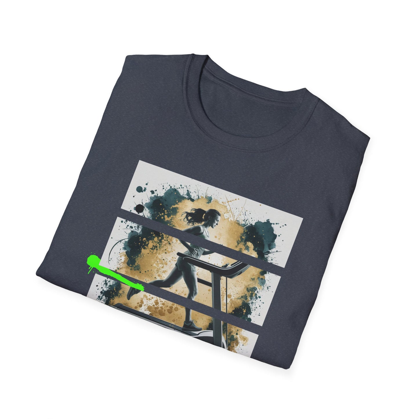 Run Fast Lift Heavy Gym Treadmill T-Shirt