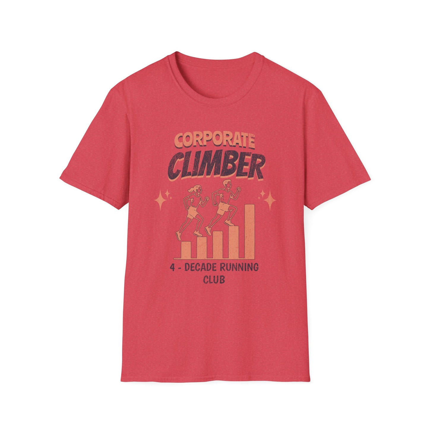 Fit-over 40 Corporate Climber Running Club T-Shirt Design
