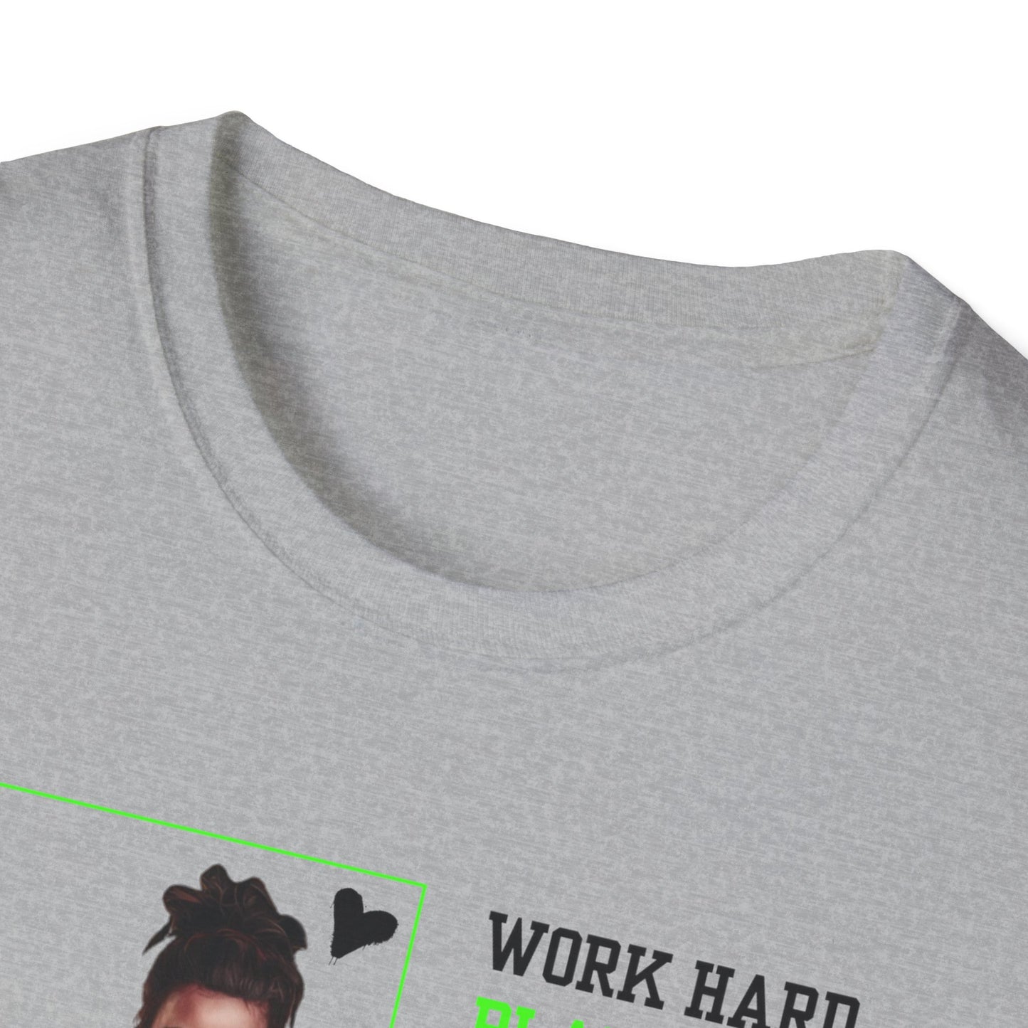 Work Hard Play Hard Gym Workout T-Shirt