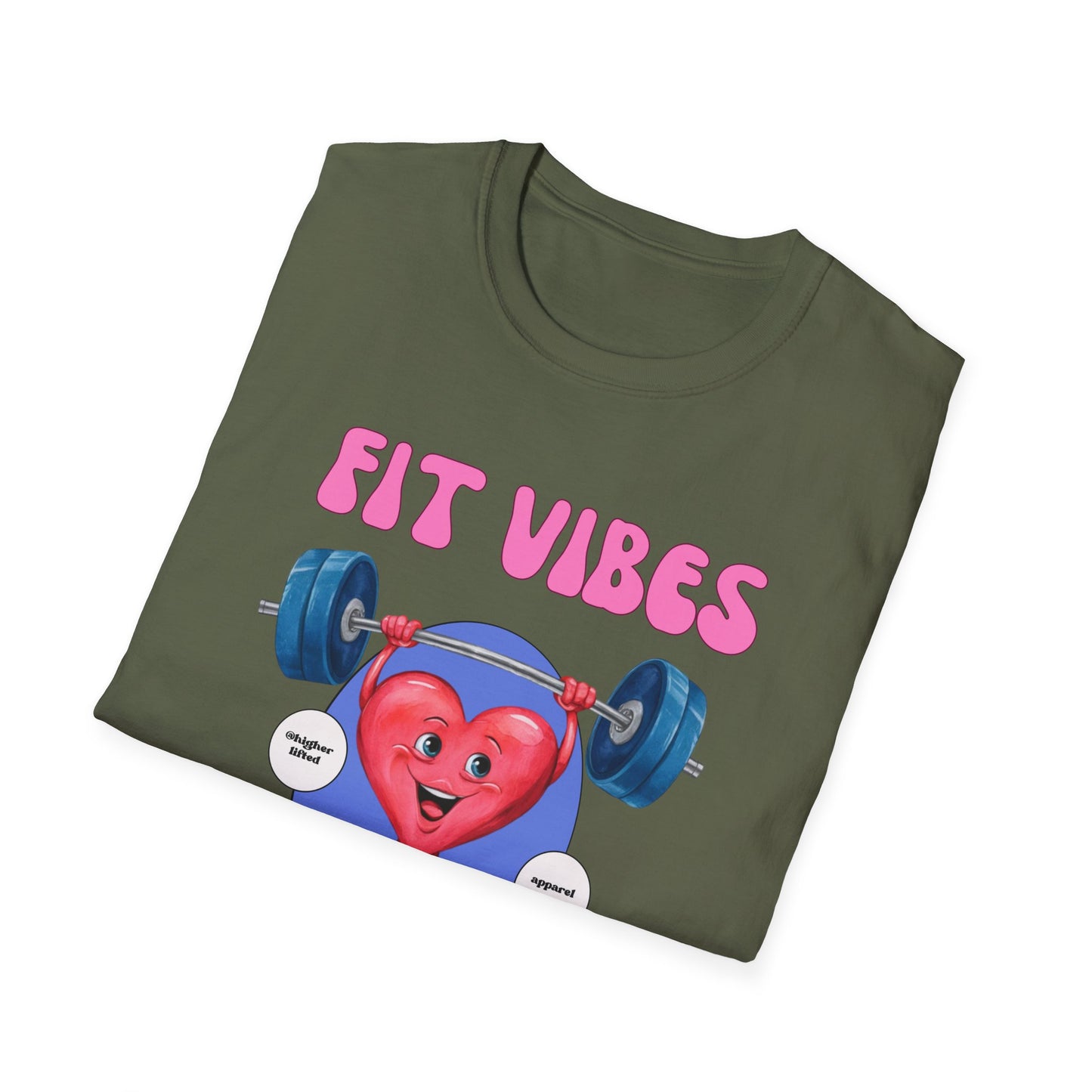 Fit Heart Vibes Only Gym T-Shirt