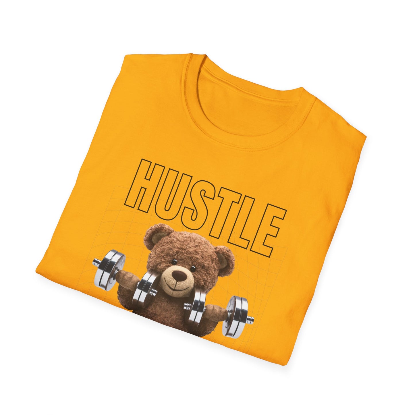 Hustle Muscle Bear Gym T-shirt