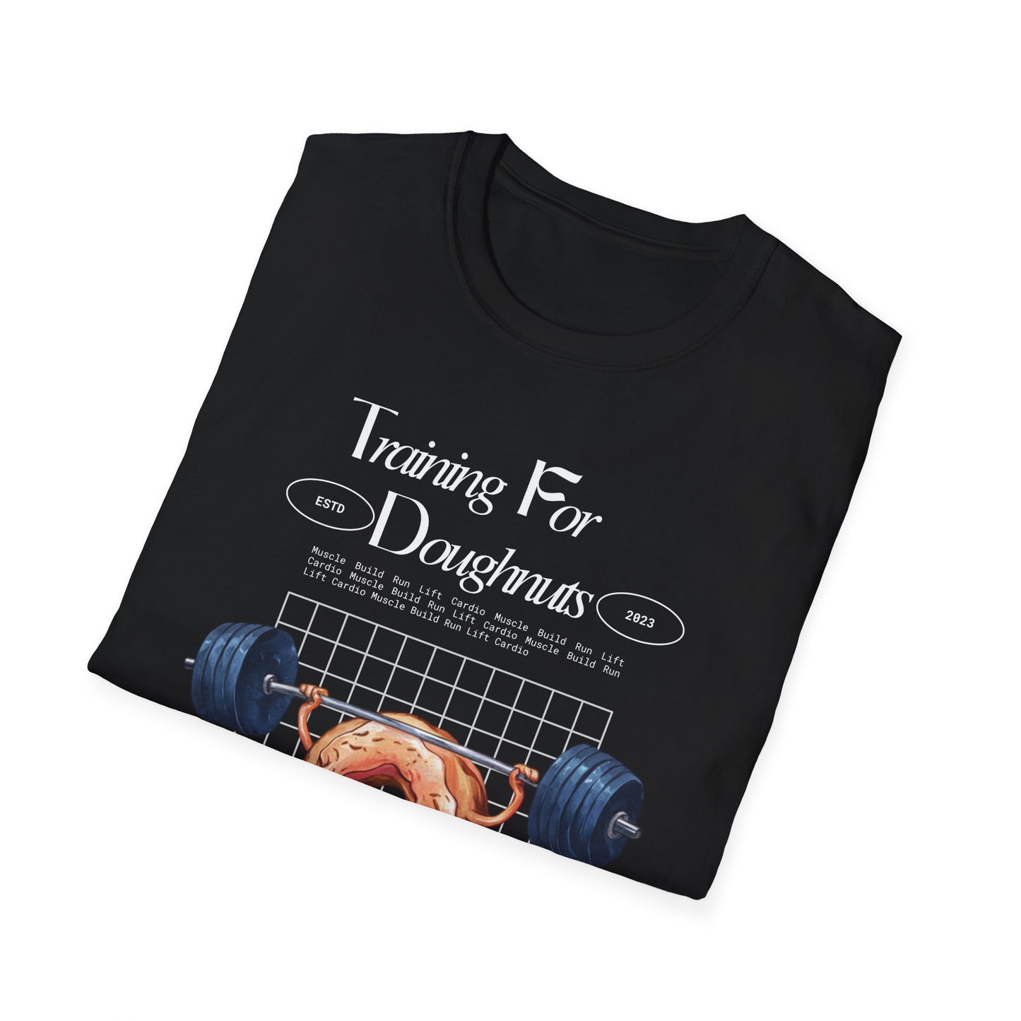 Training for Doughnuts Gym T-Shirt
