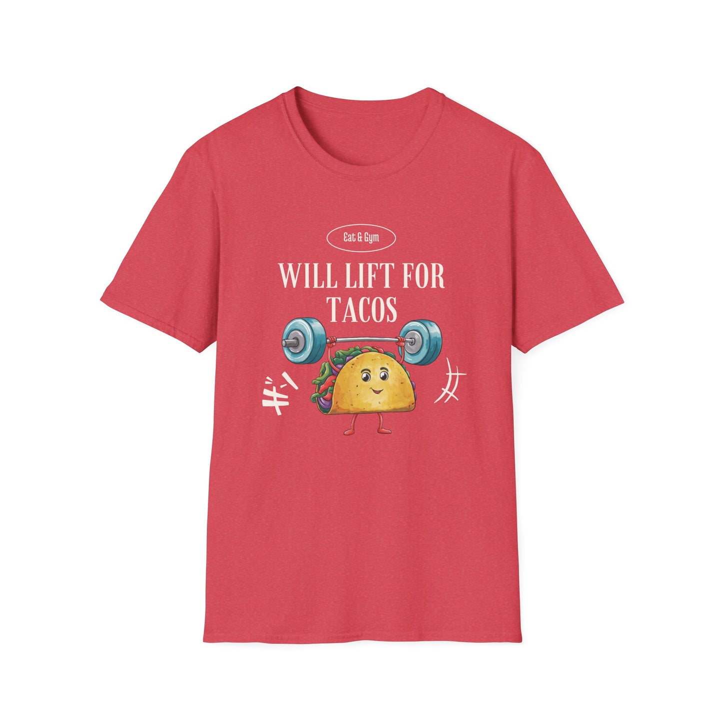 Will Lift for Tacos Gym T-shirt