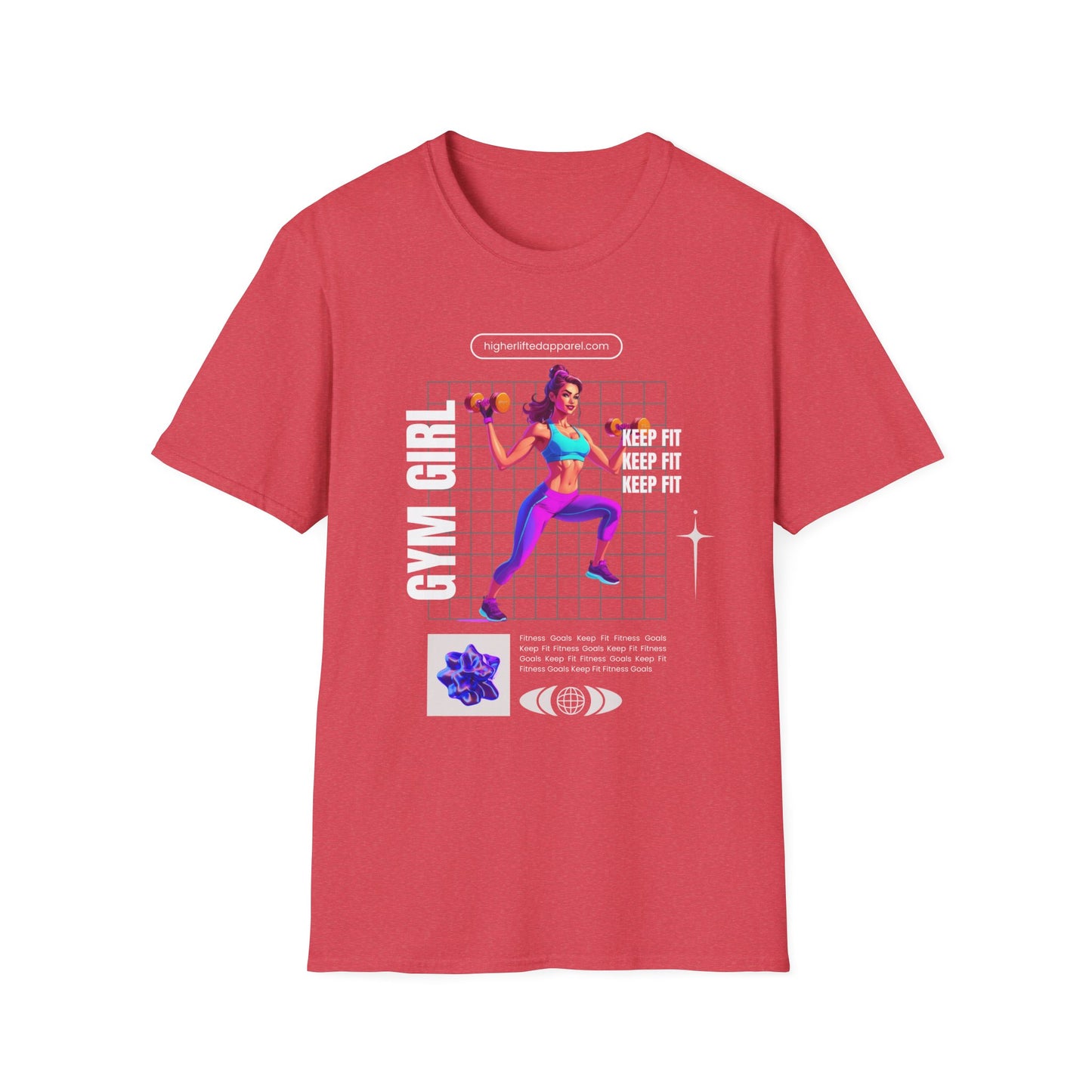 Gym Girl Keep Fit Gym T-Shirt