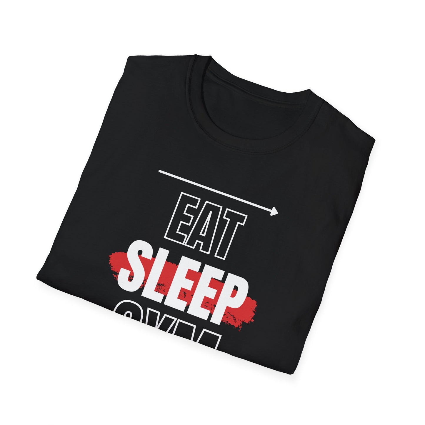 Eat Sleep Gym Repeat Gym T-shirt