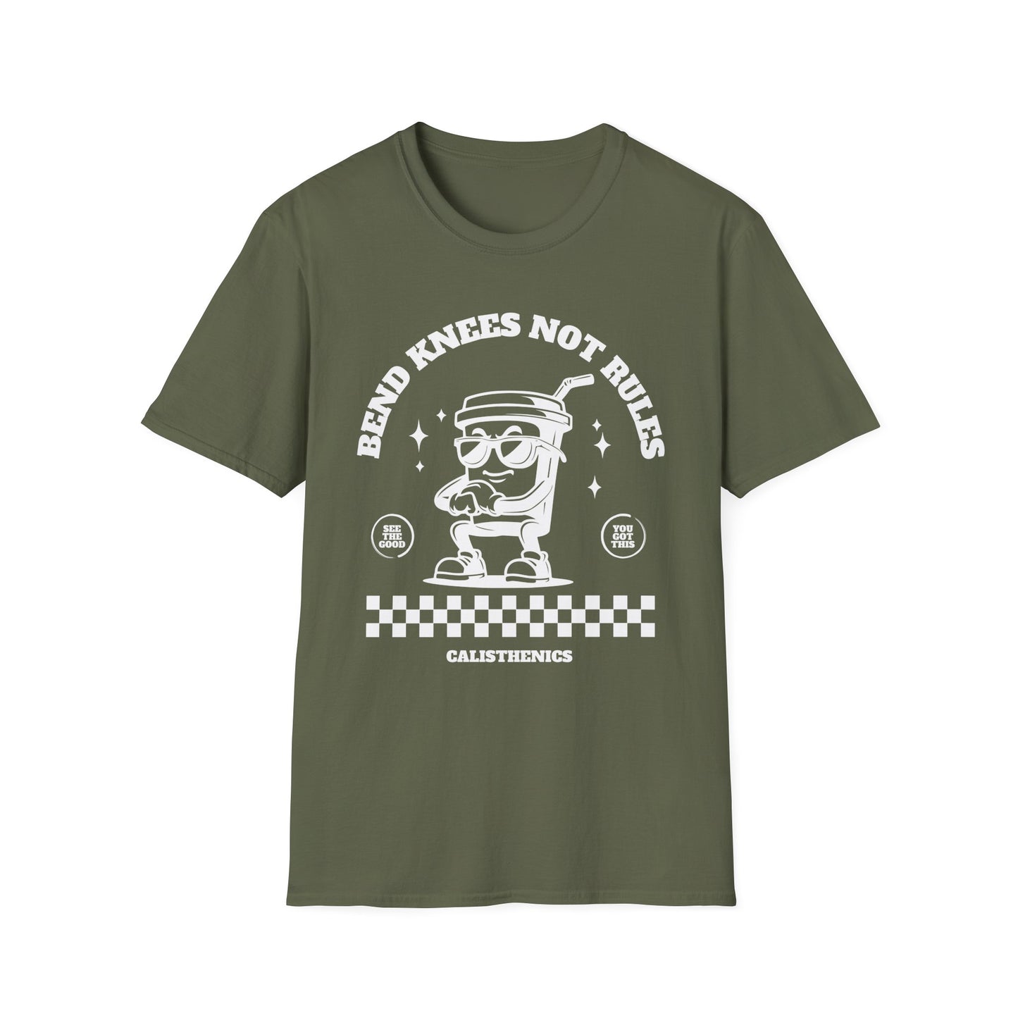 Faith-Based Calisthenics T-Shirt - Fit-over 40 Aging in Reverse Design