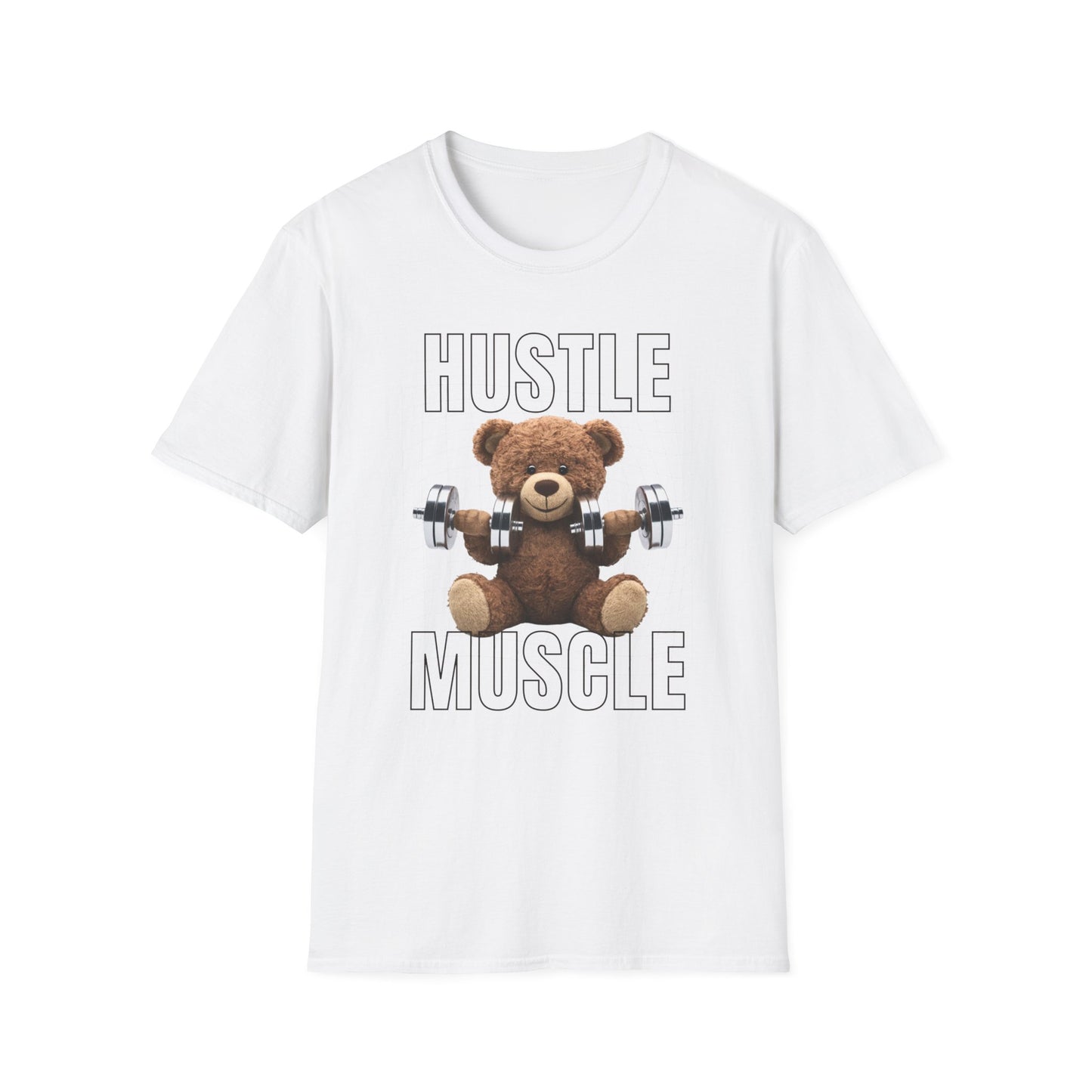 Hustle Muscle Bear Gym T-shirt