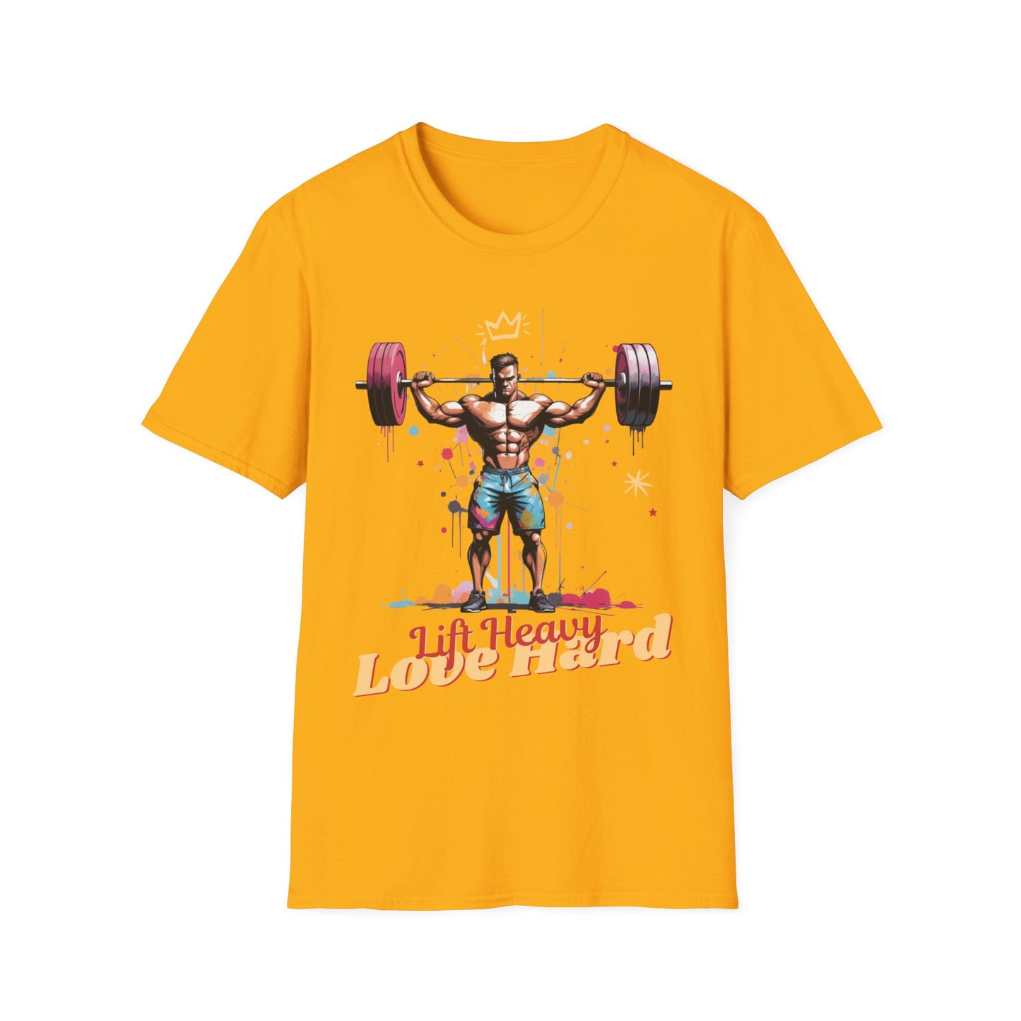 Lift Heavy Love Hard Gym T-shirt