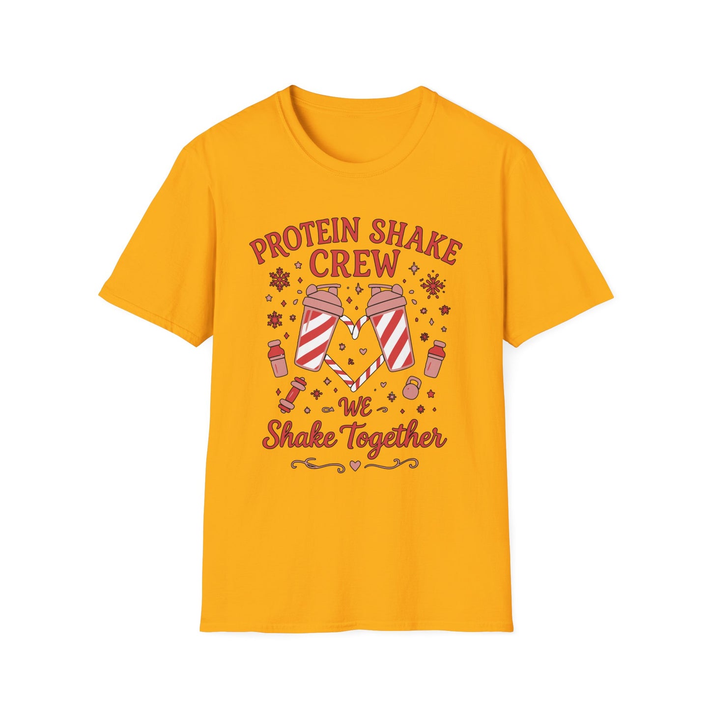 We Protein Shake Together Christmas Fitness T-shirt