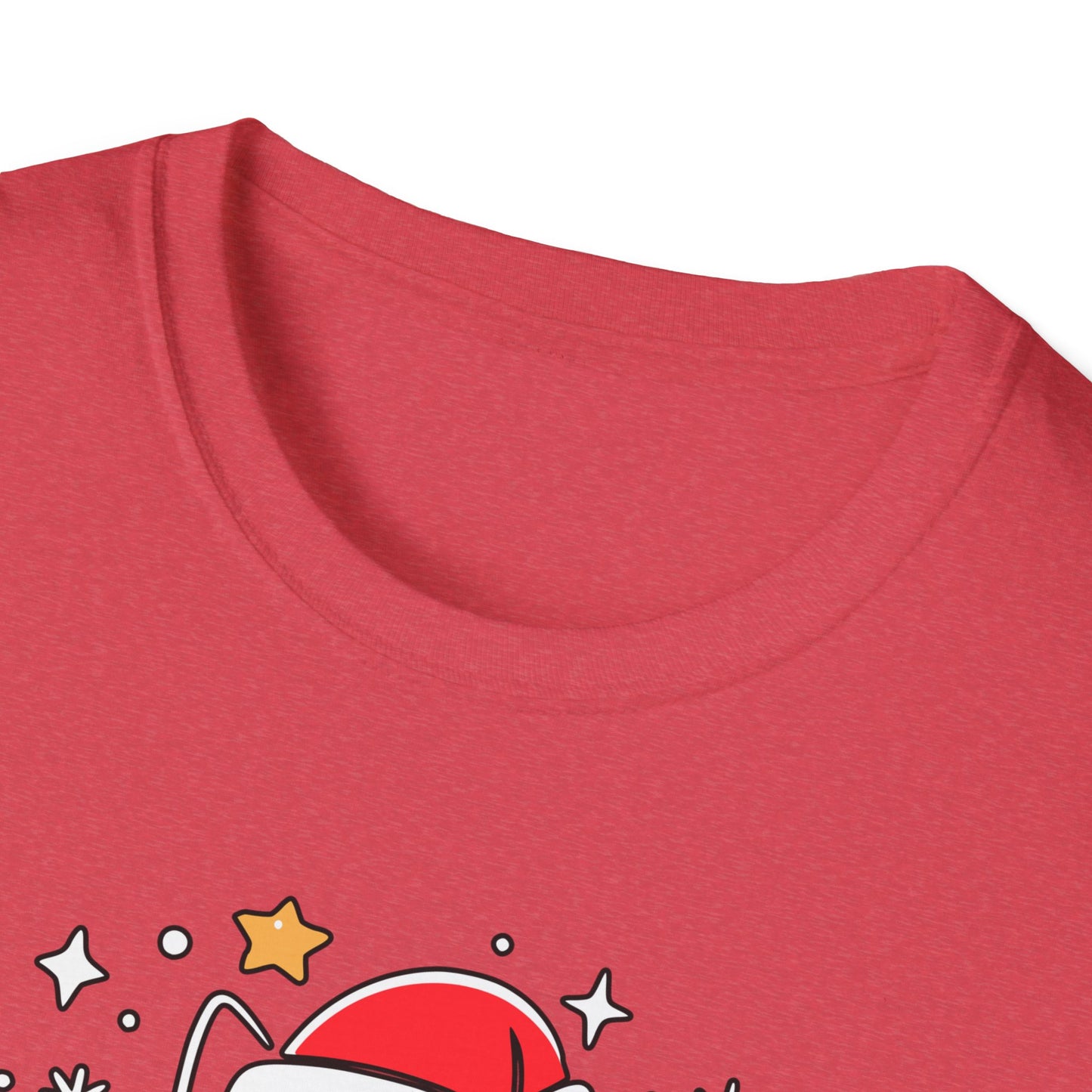 Christmas Cat Fitness T-shirt