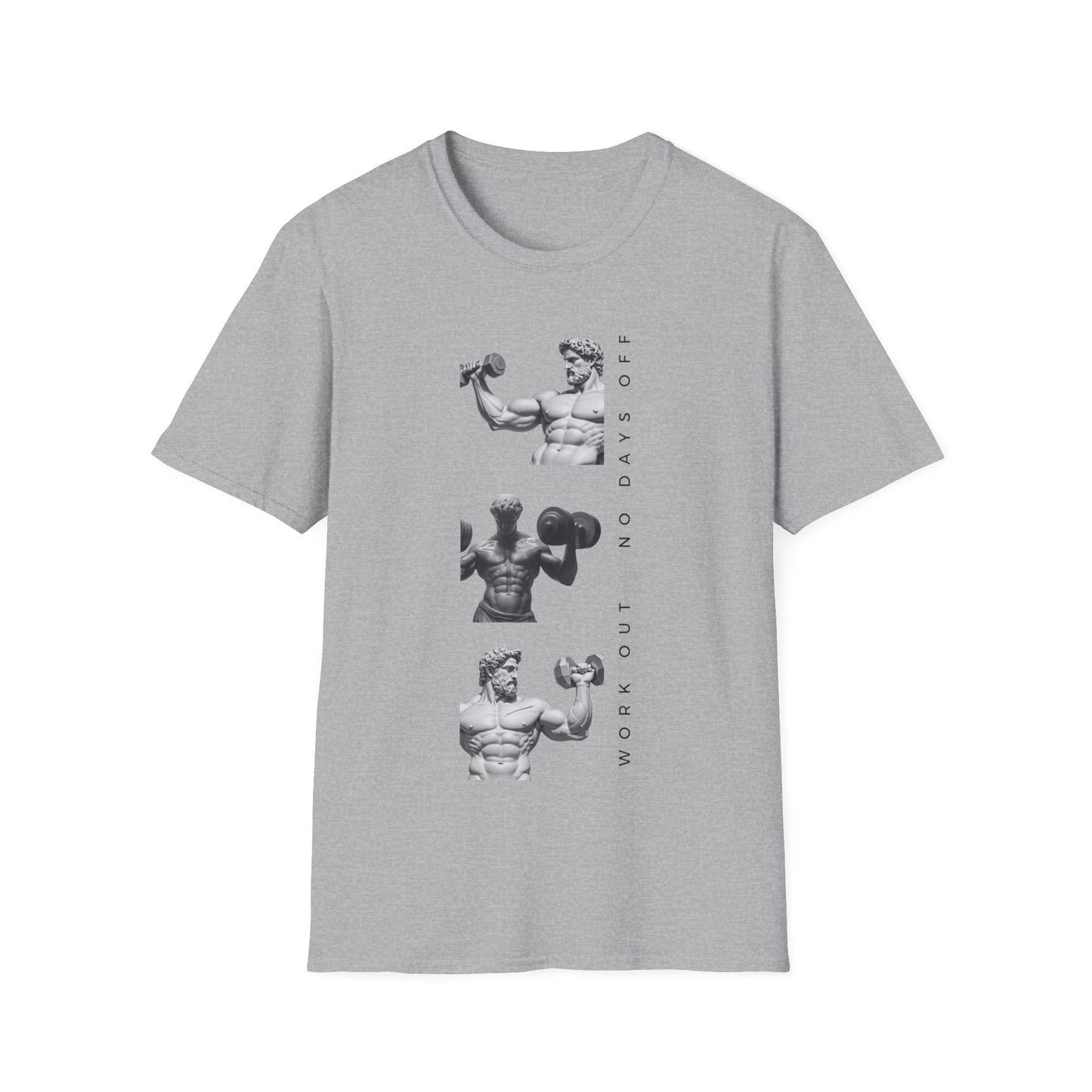 Work Out No Days Off Gym T-shirt