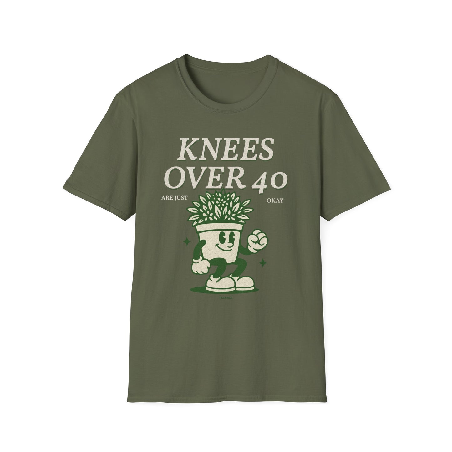 Fit Over 40 Knees Over 40 OK Unisex Softstyle Tee Shirt