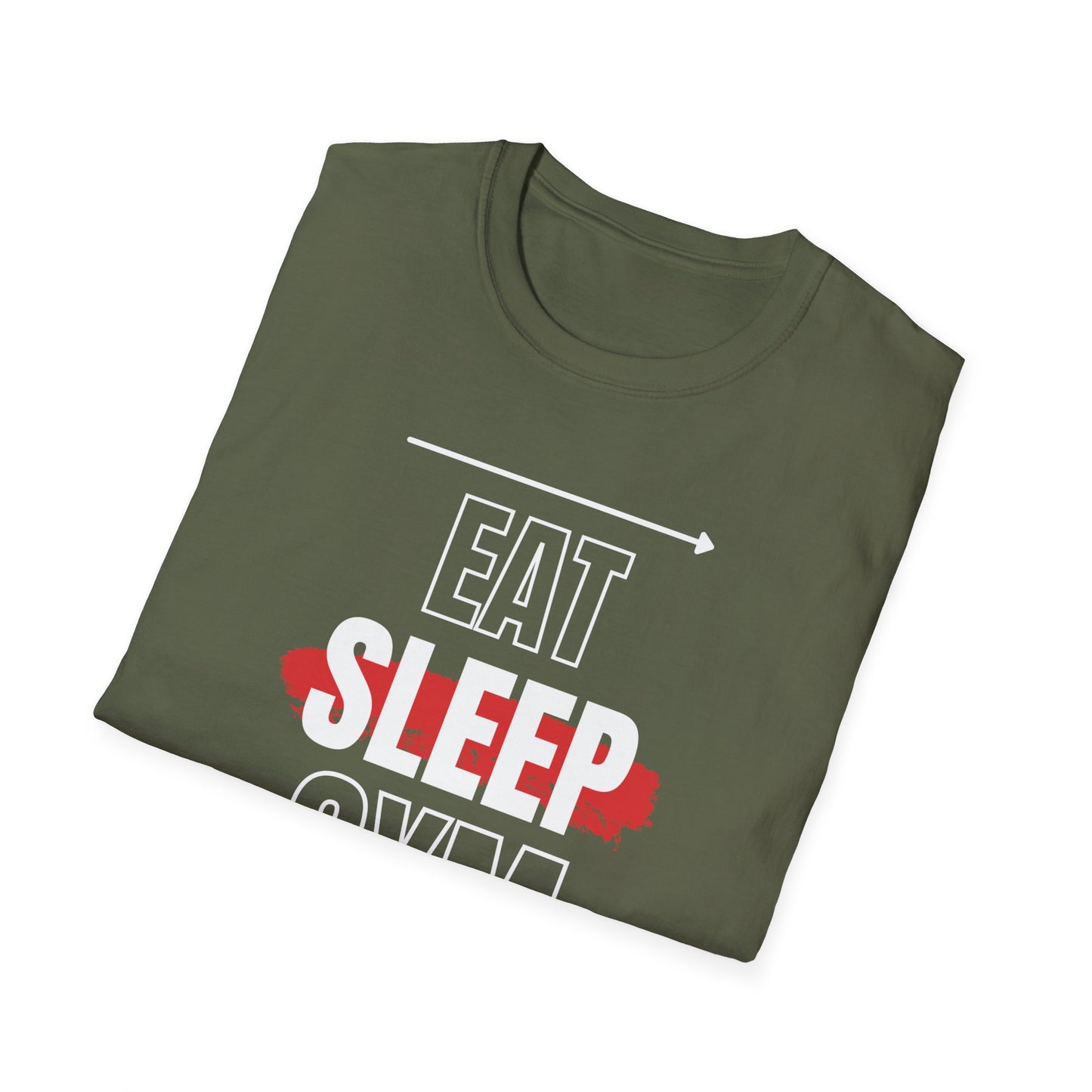Eat Sleep Gym Repeat Gym T-shirt