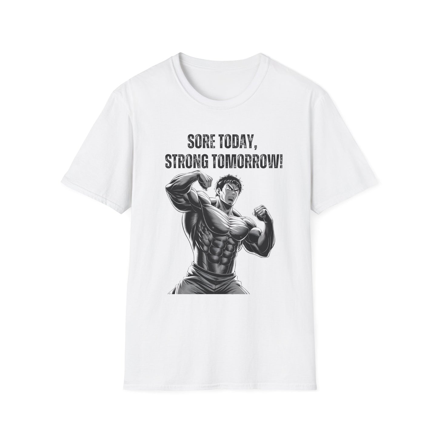 Sore Today Strong Tomorrow Gym Black & White T-Shirt