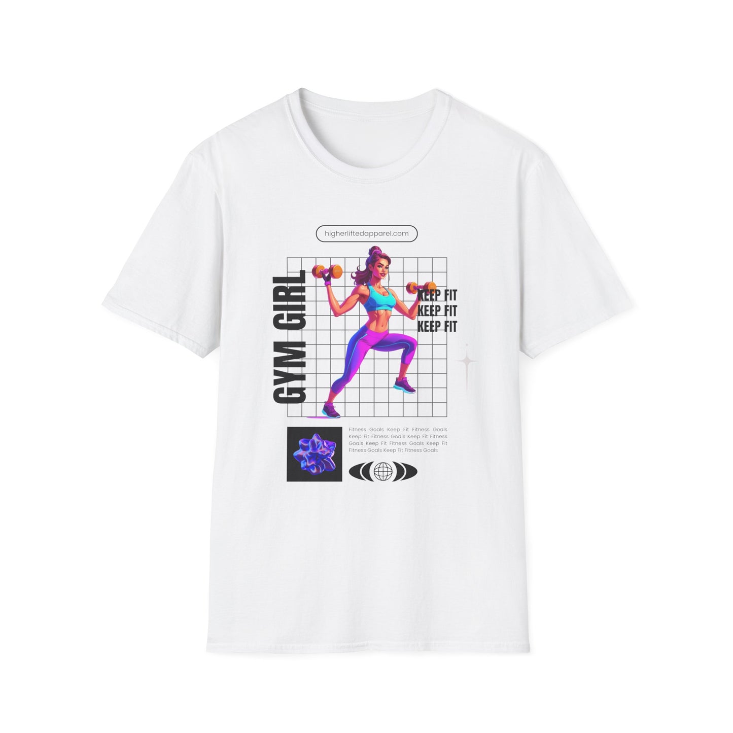 Gym Girl Keep Fit Gym T-Shirt