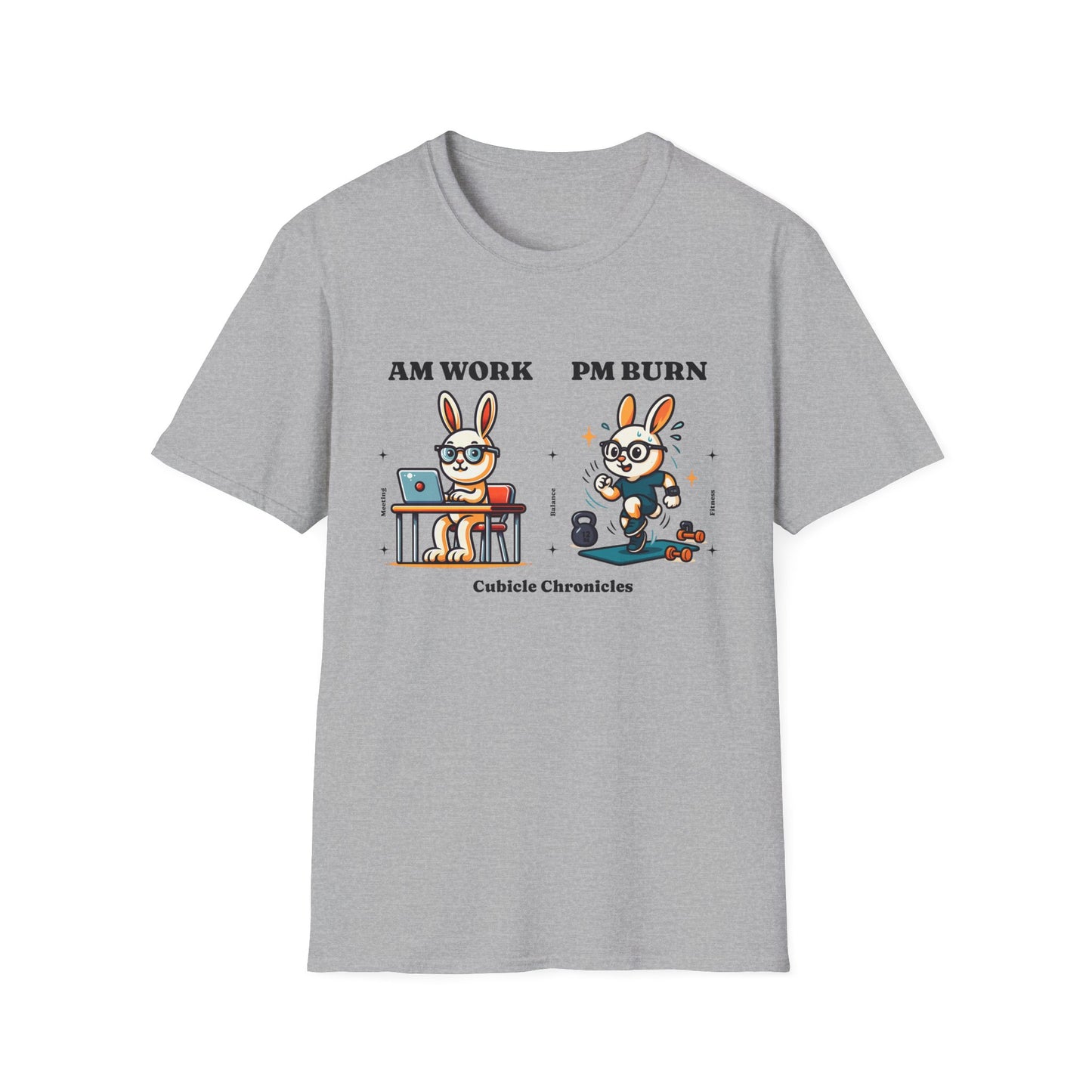 Corporate Fitness T-Shirt - HIIT AM Work PM Burn