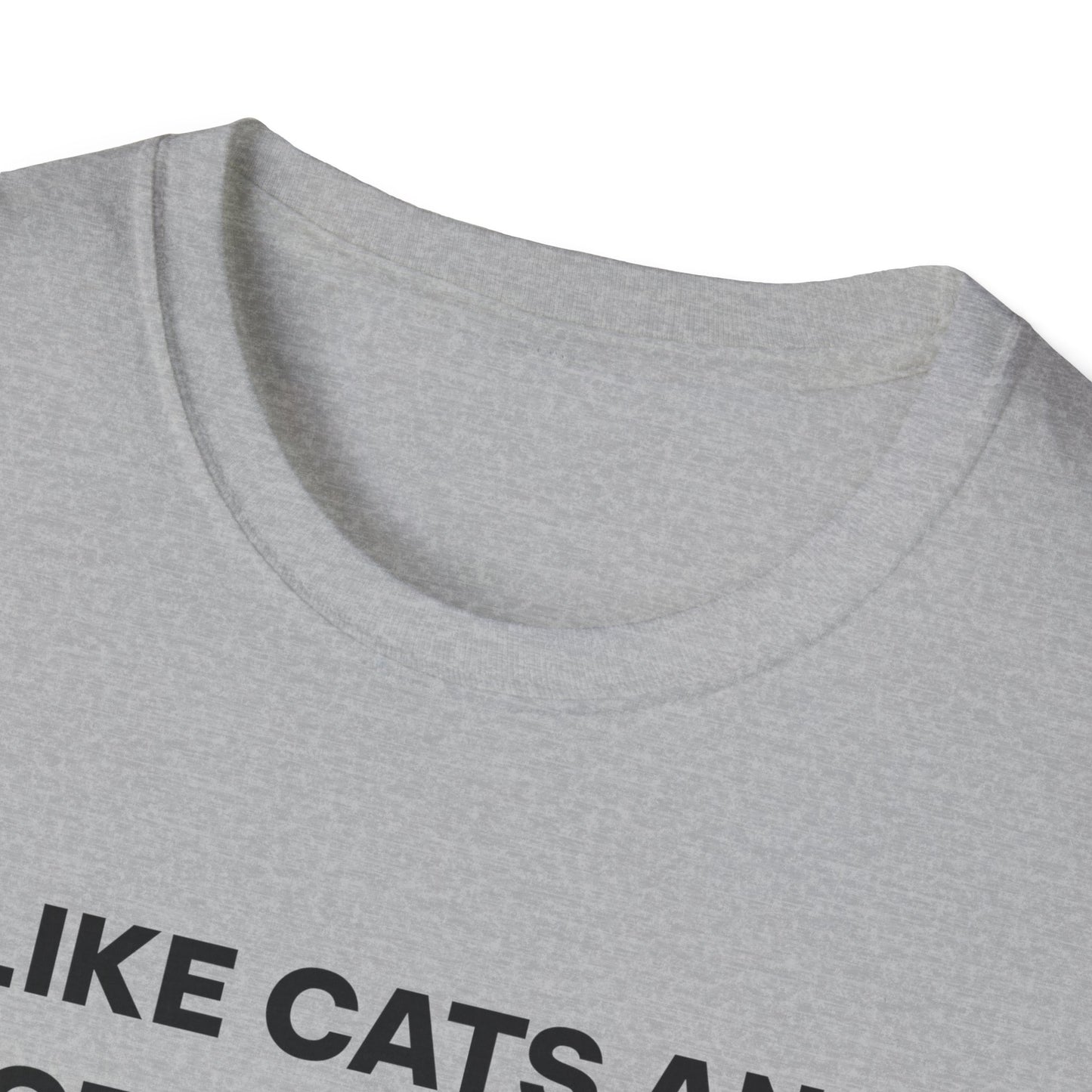 I Like Cats and Protein Shakes Fitness T-shirt