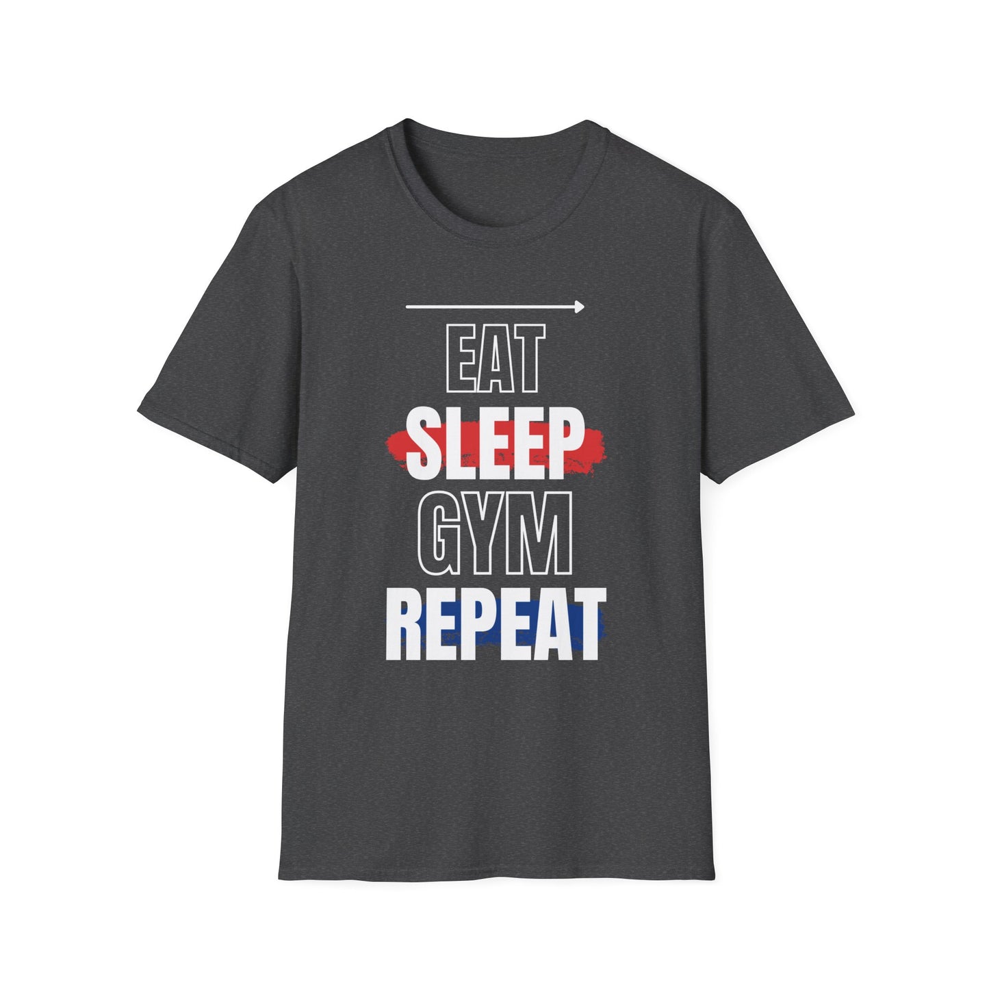 Eat Sleep Gym Repeat Gym T-shirt