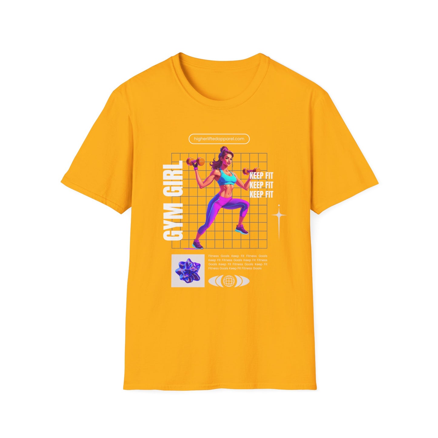 Gym Girl Keep Fit Gym T-Shirt
