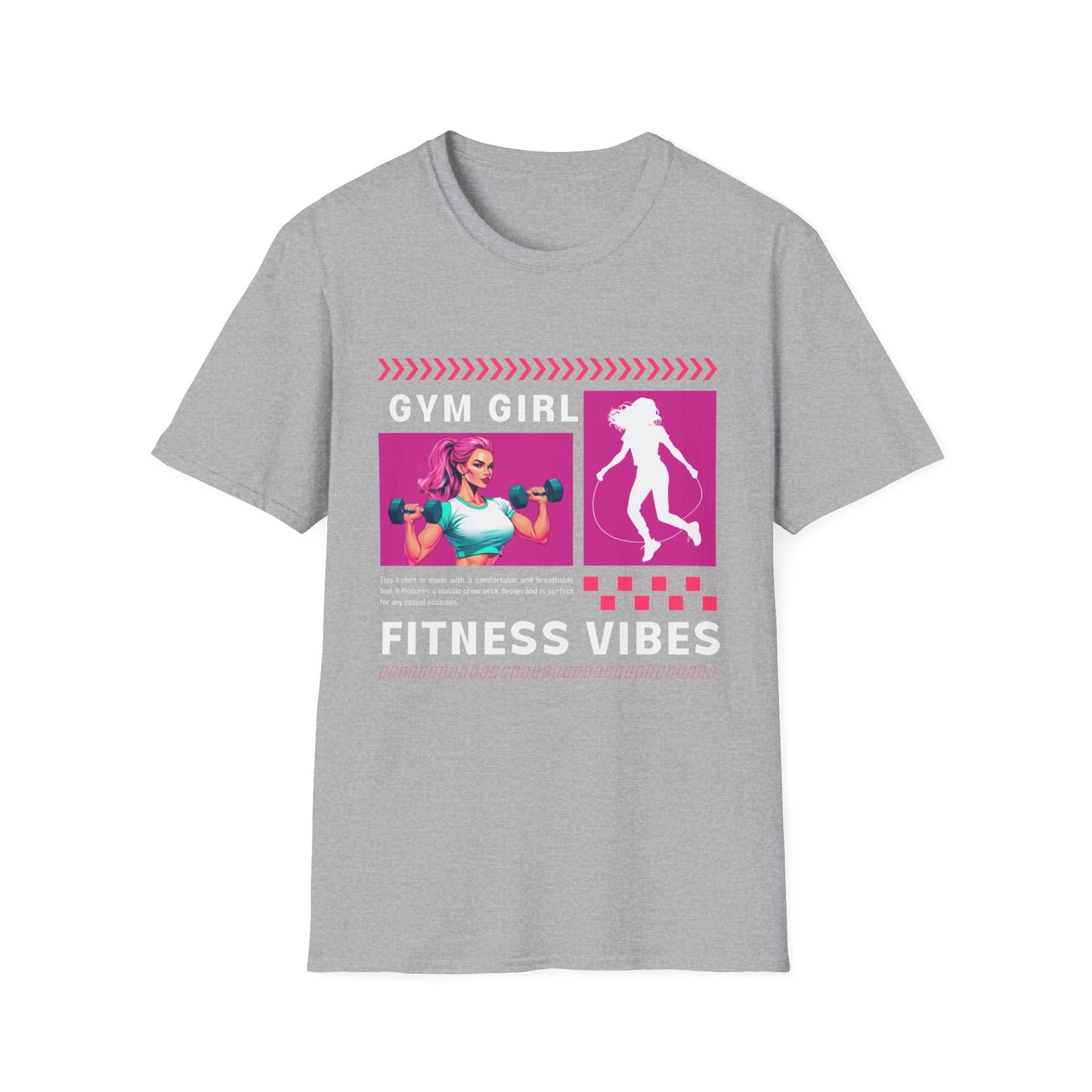 Gym Girl Fitness Vibes Gym T-shirt