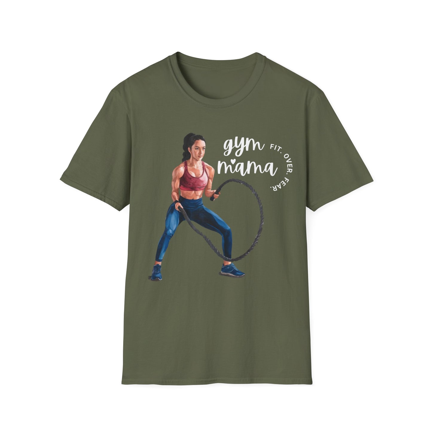 Gym Mama Fit Over Fear Gym T-shirt