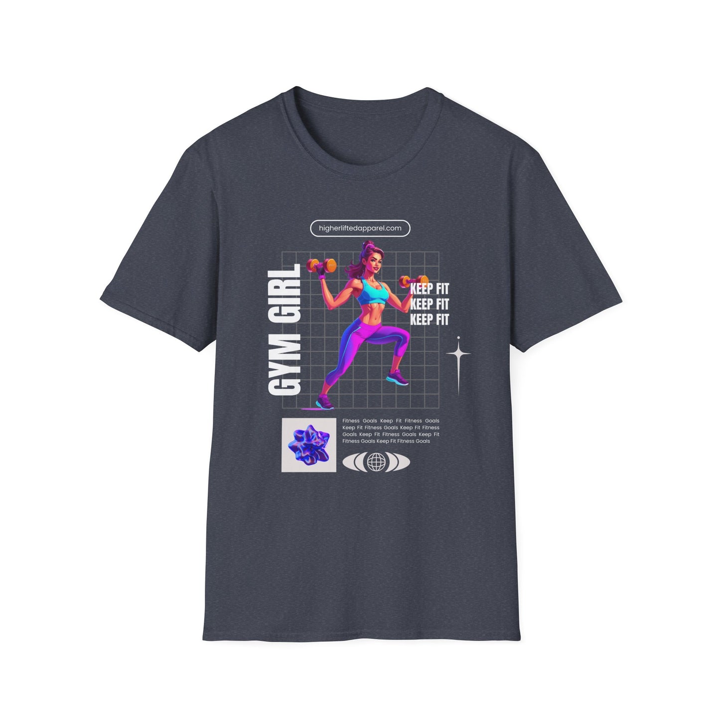 Gym Girl Keep Fit Gym T-Shirt