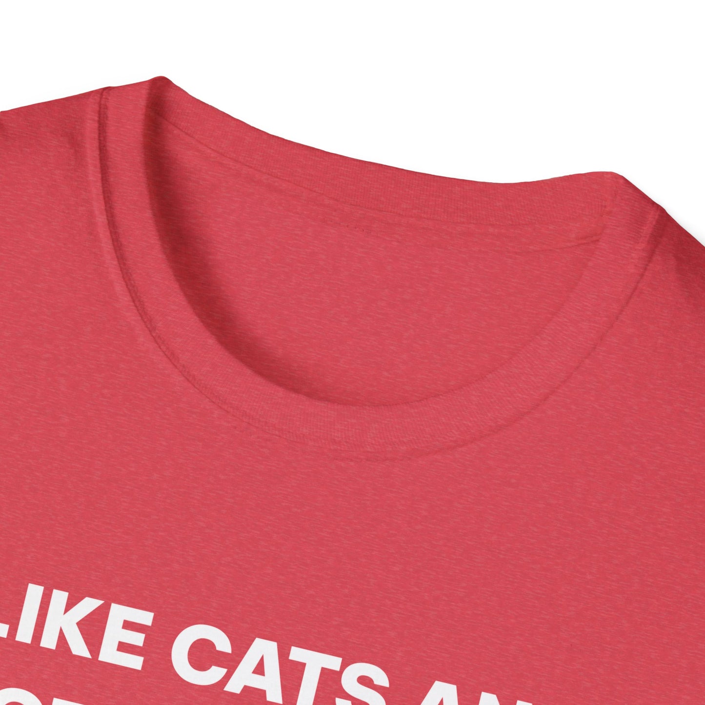 I Like Cats and Protein Shakes Fitness T-shirt