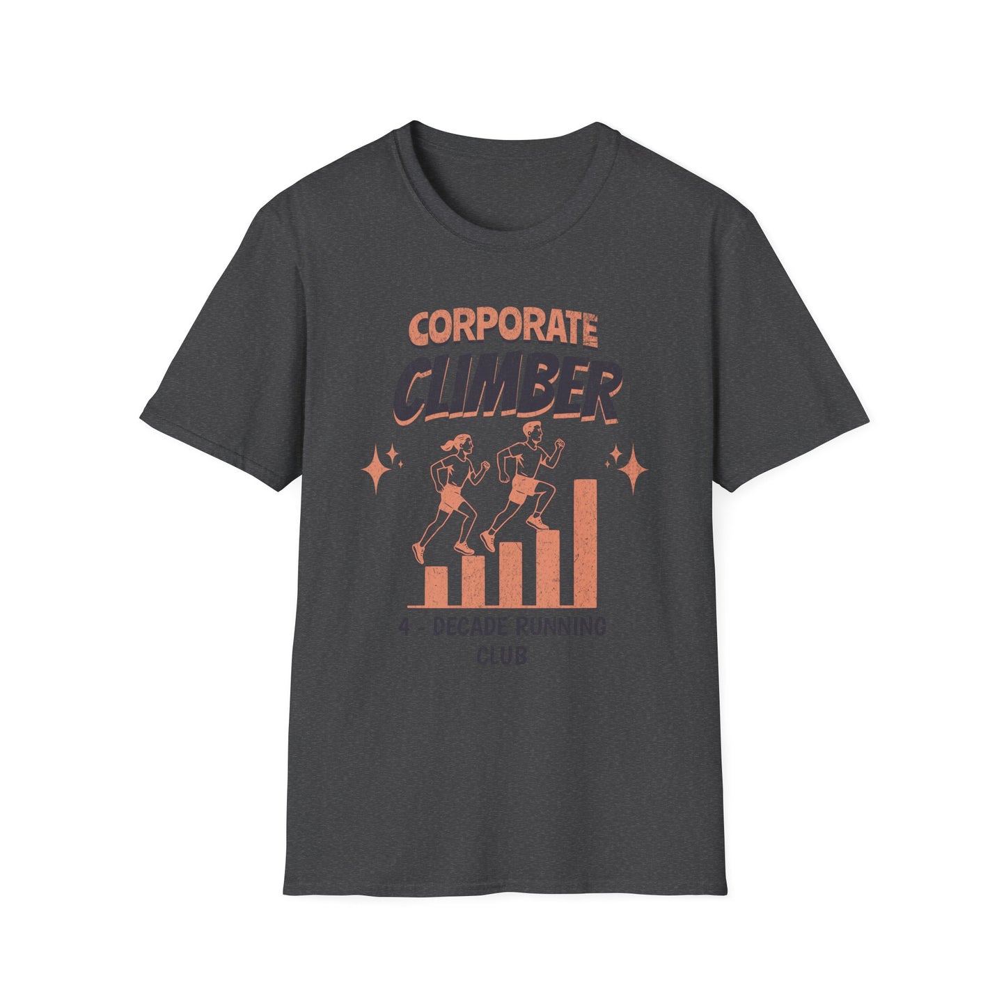 Fit-over 40 Corporate Climber Running Club T-Shirt Design