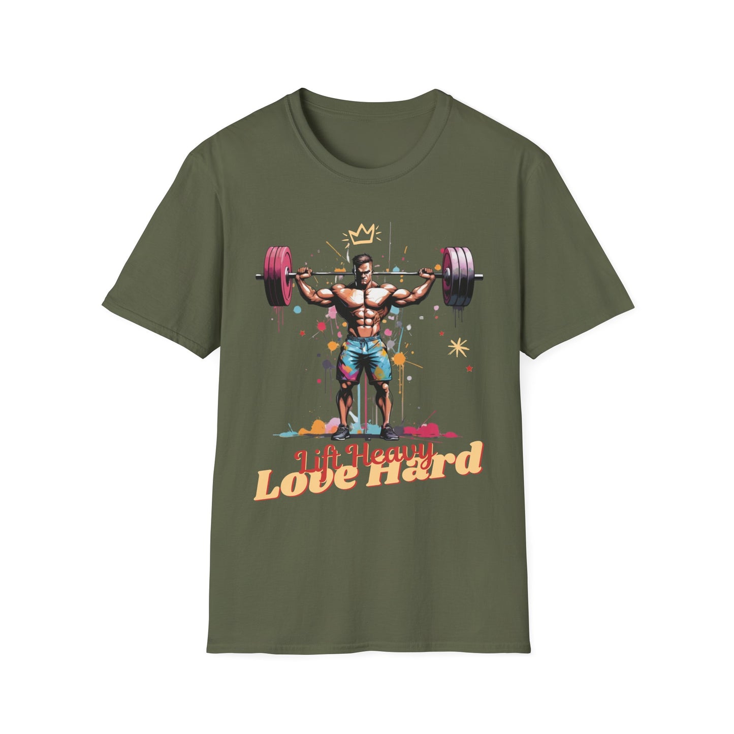 Lift Heavy Love Hard Gym T-shirt